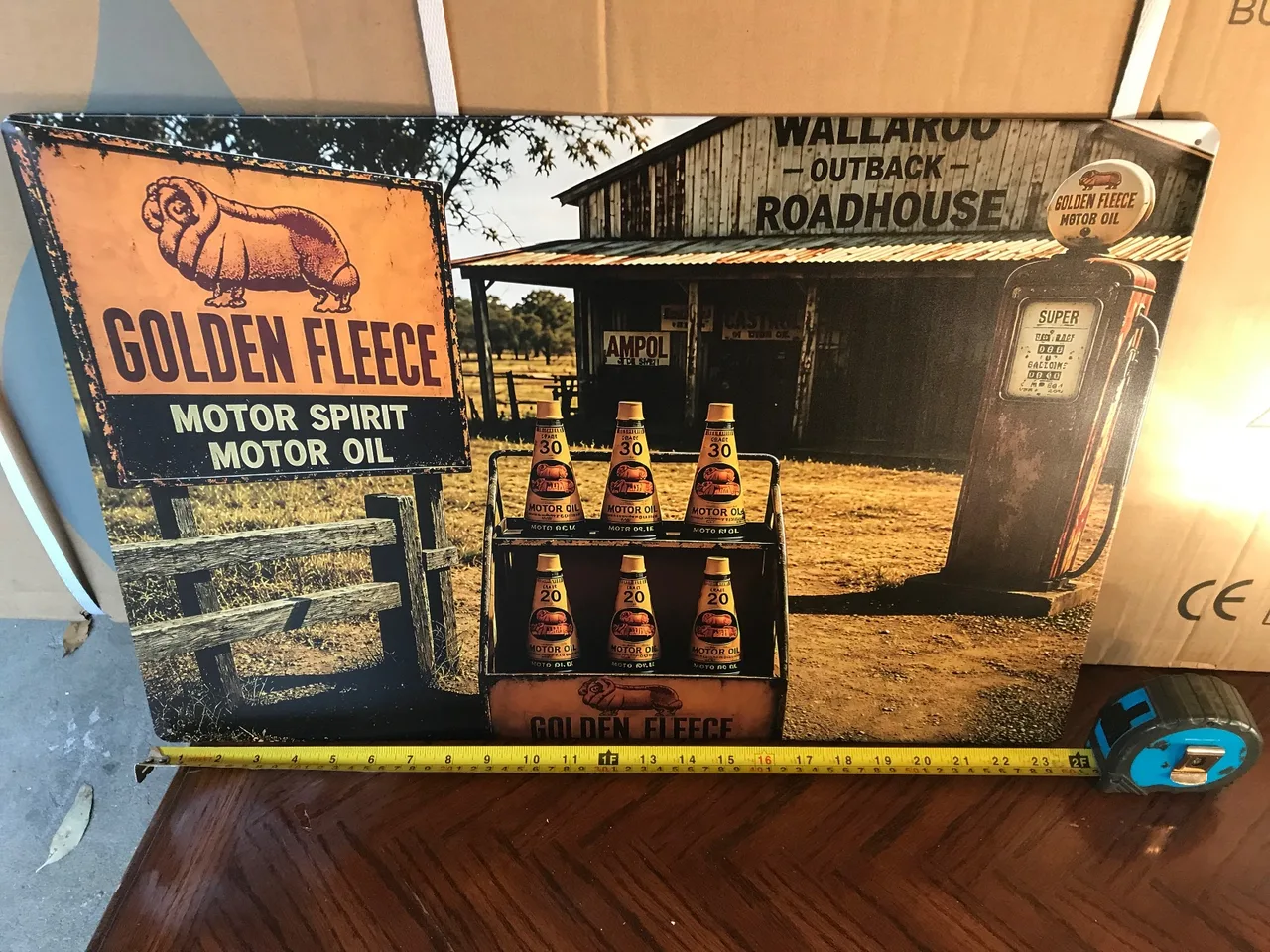 Large tin signs, great for man cave — photo 3