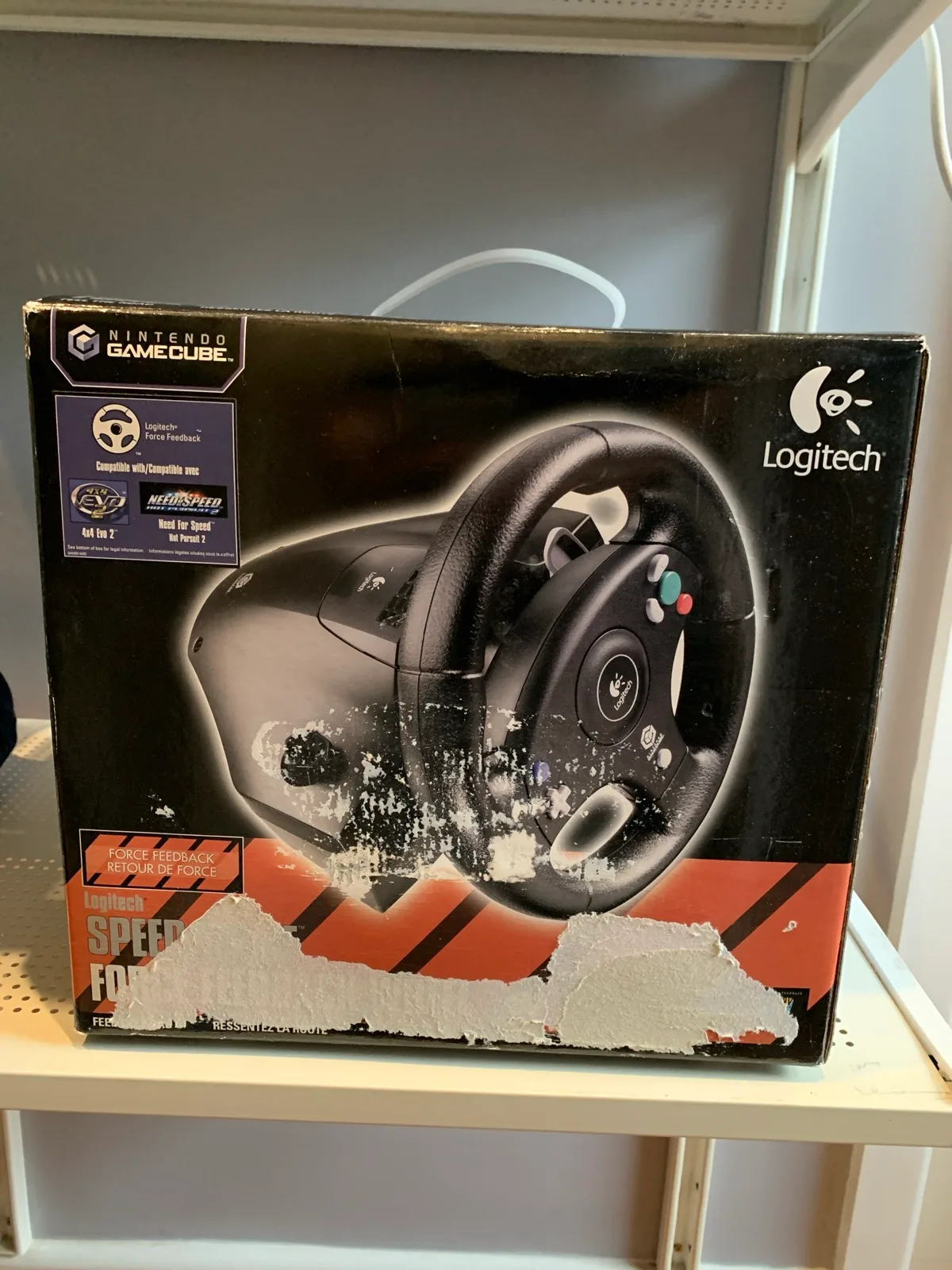 Logitech Force feedback Steering wheel - Gamecube BNIB – photo 2