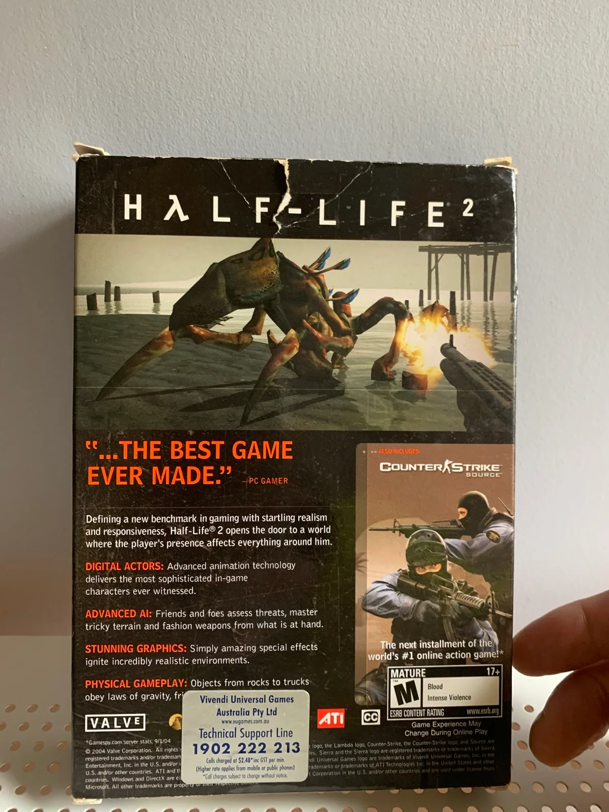 PC Game- Half-Life 2 Big Box Aus Edition 2004  6 Disc set ( Gordon Freeman ) – photo 2
