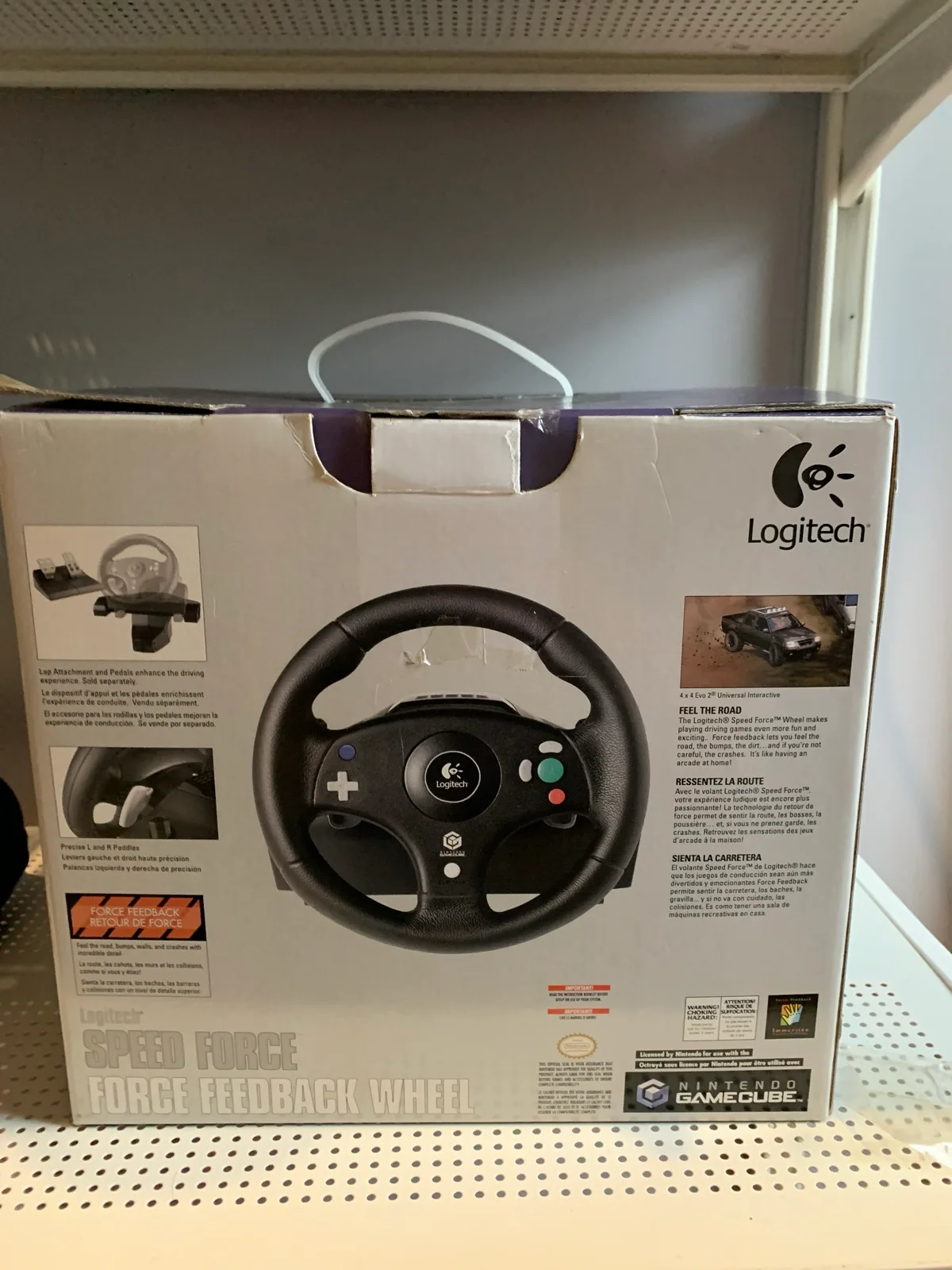 Logitech Force feedback Steering wheel - Gamecube BNIB – photo 4