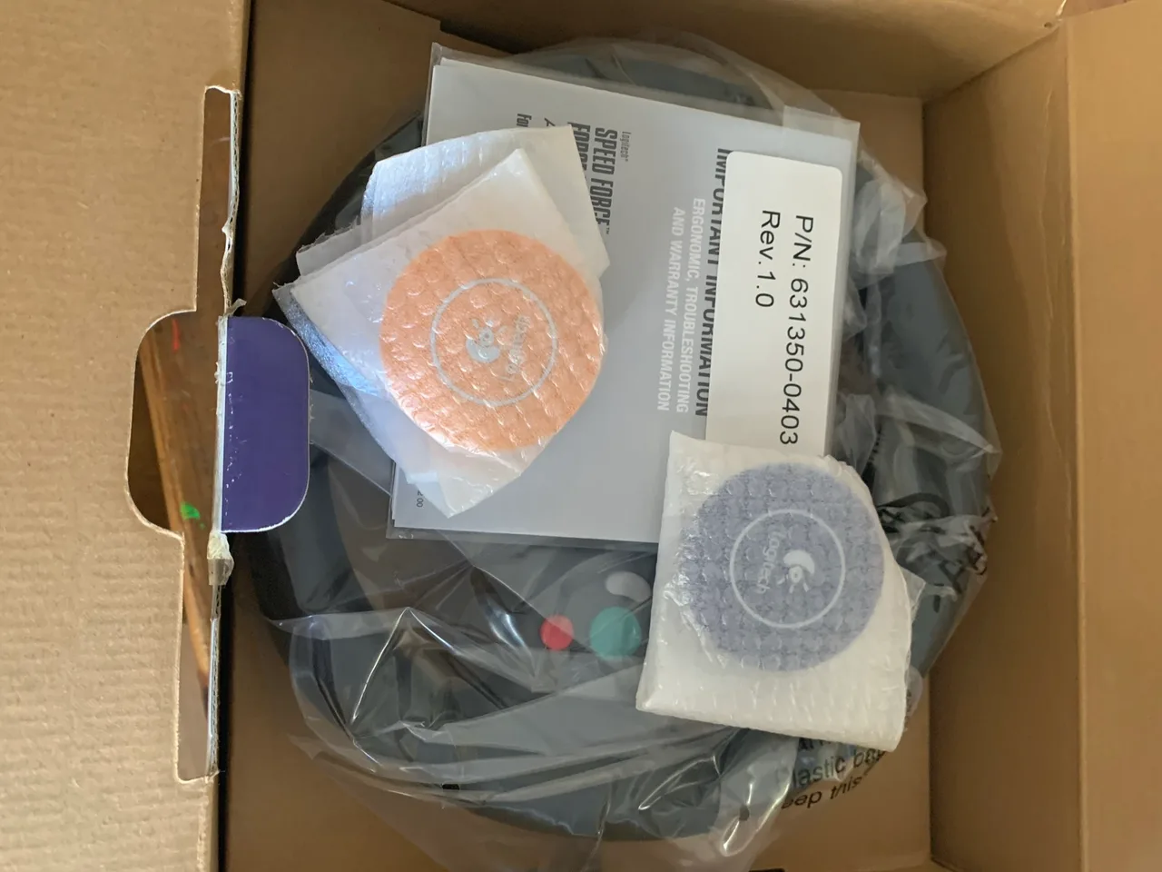 Logitech Force feedback Steering wheel - Gamecube BNIB – photo 7
