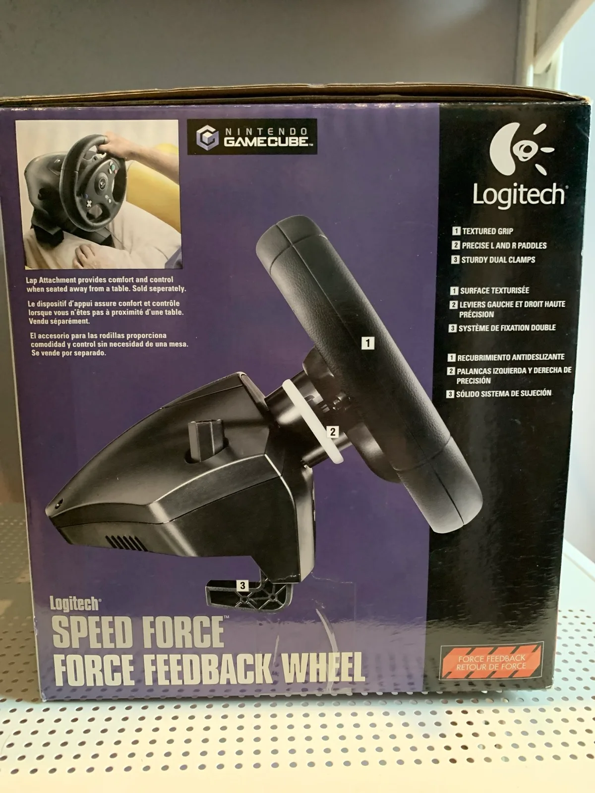 Logitech Force feedback Steering wheel - Gamecube BNIB – photo 3