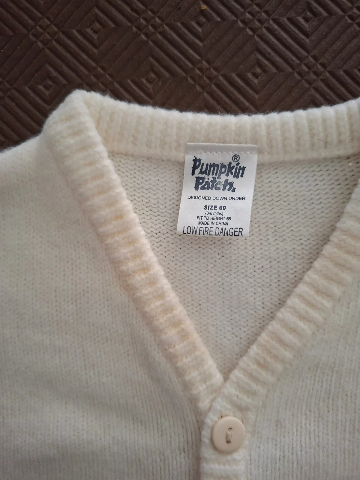Pumpkin Patch Baby Jacket Cardigan Size 00 – photo 2
