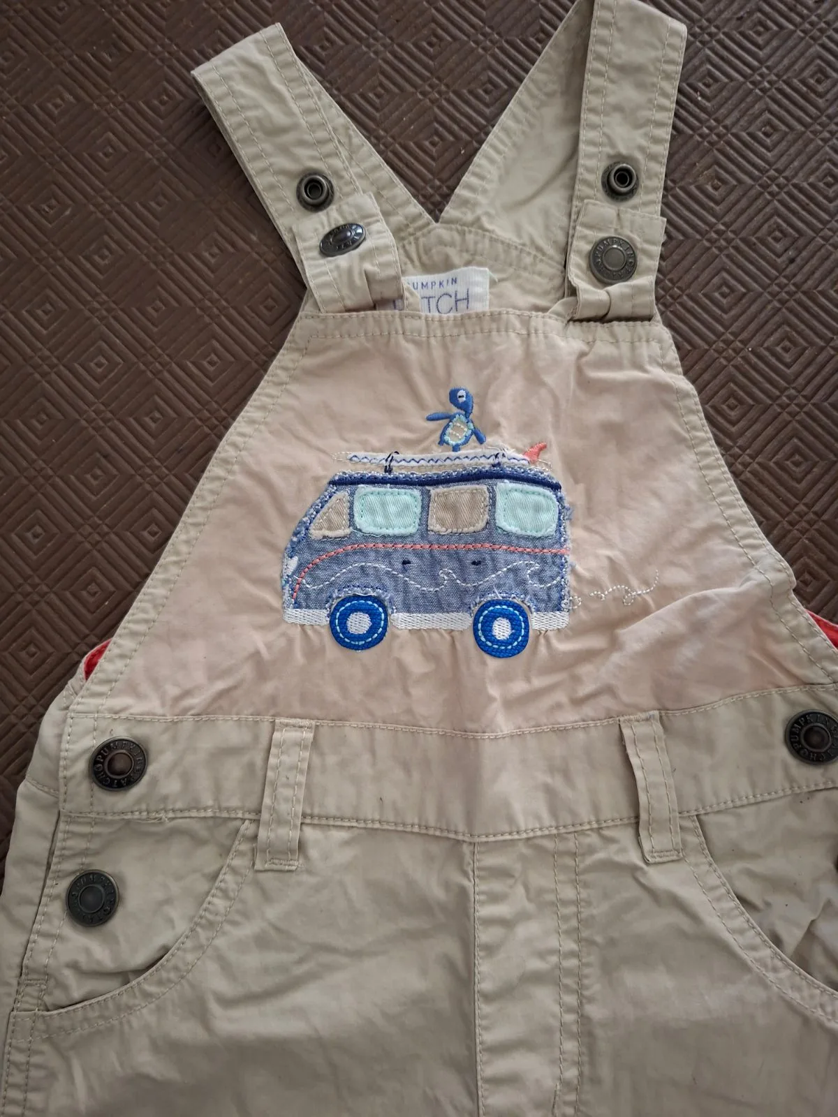 Pumpkin Patch overalls size 1 12-18 months – photo 2