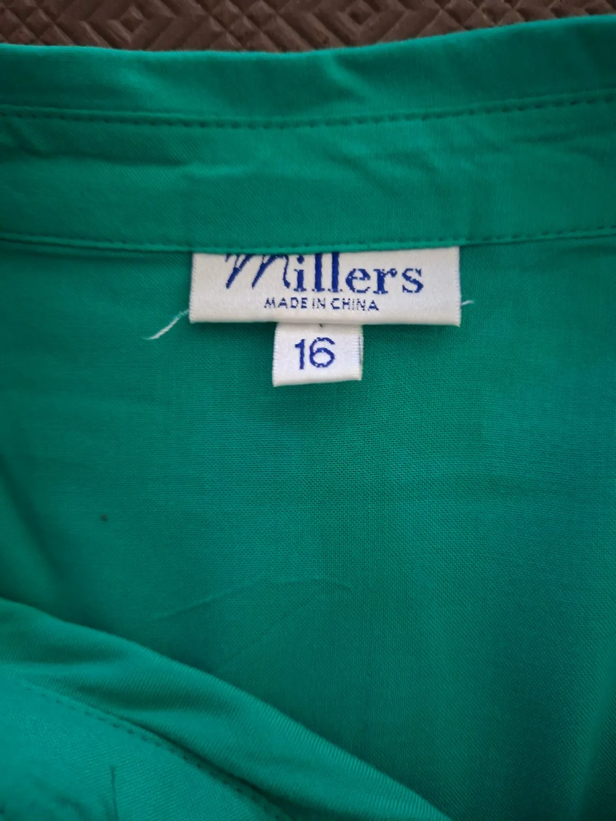 Millers blouse green size 16 long sleeve – photo 3