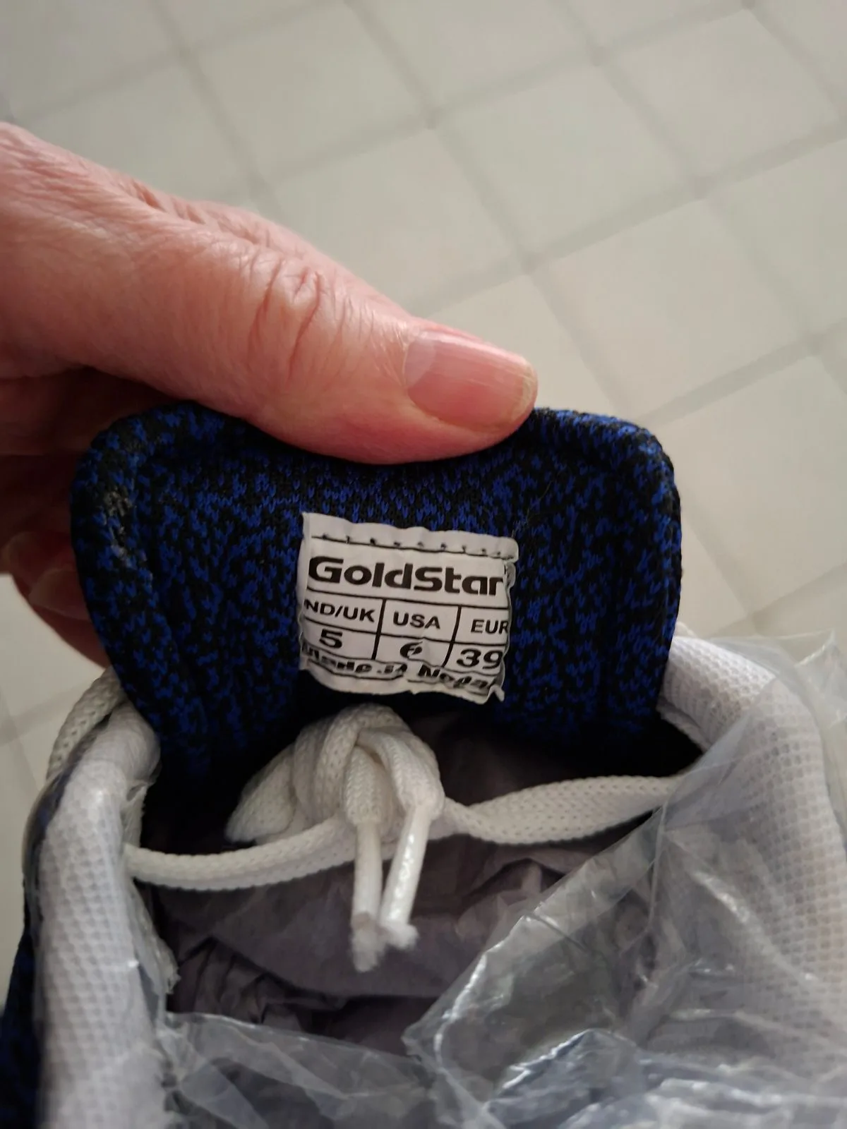 GoldStar Shoes Size 5 Youth Navy Sneakers new – photo 7