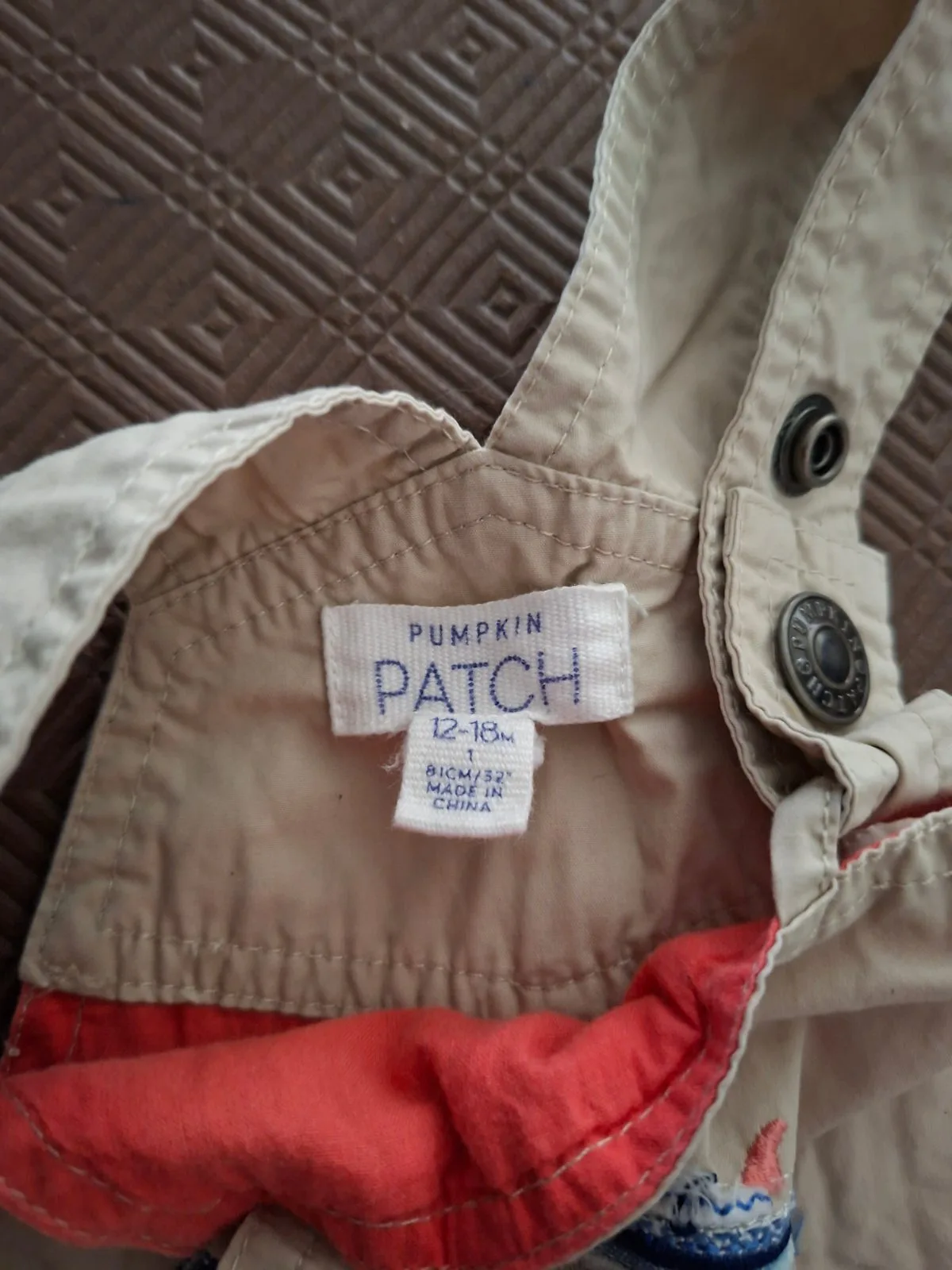 Pumpkin Patch overalls size 1 12-18 months – photo 3