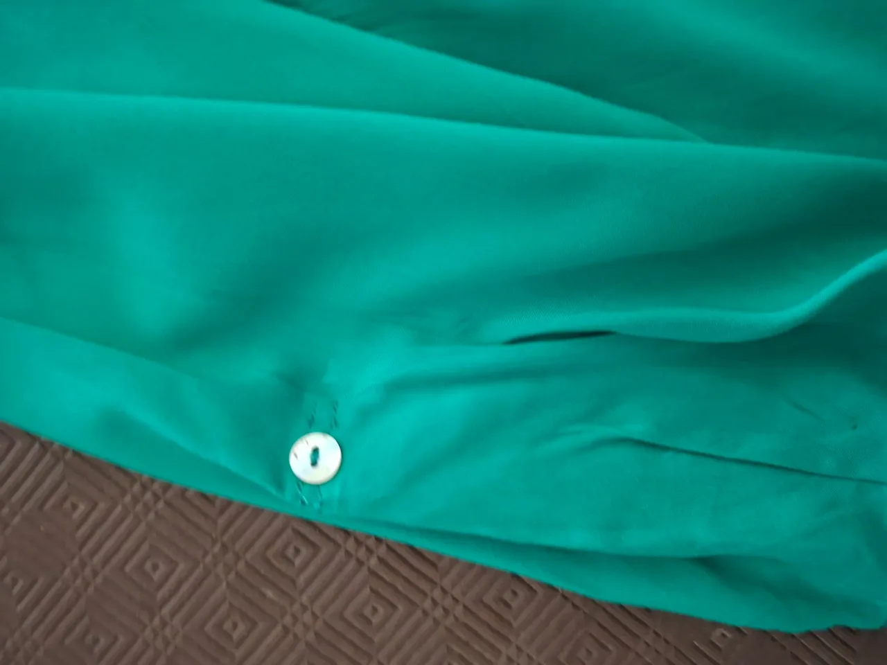 Millers blouse green size 16 long sleeve – photo 6