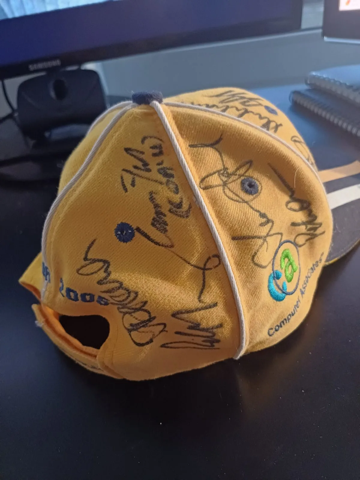 Brumbies 10th Anniversary Cap. Hand Signed — photo 4