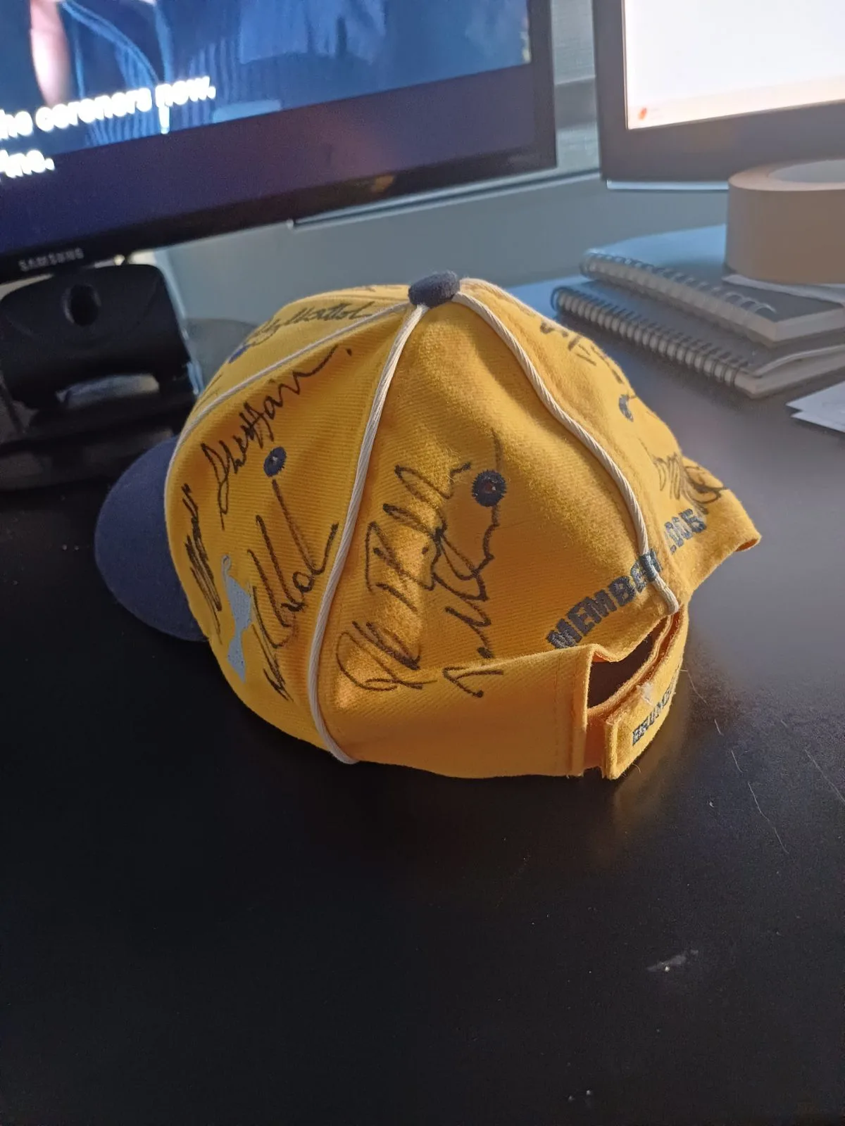 Brumbies 10th Anniversary Cap. Hand Signed — photo 3