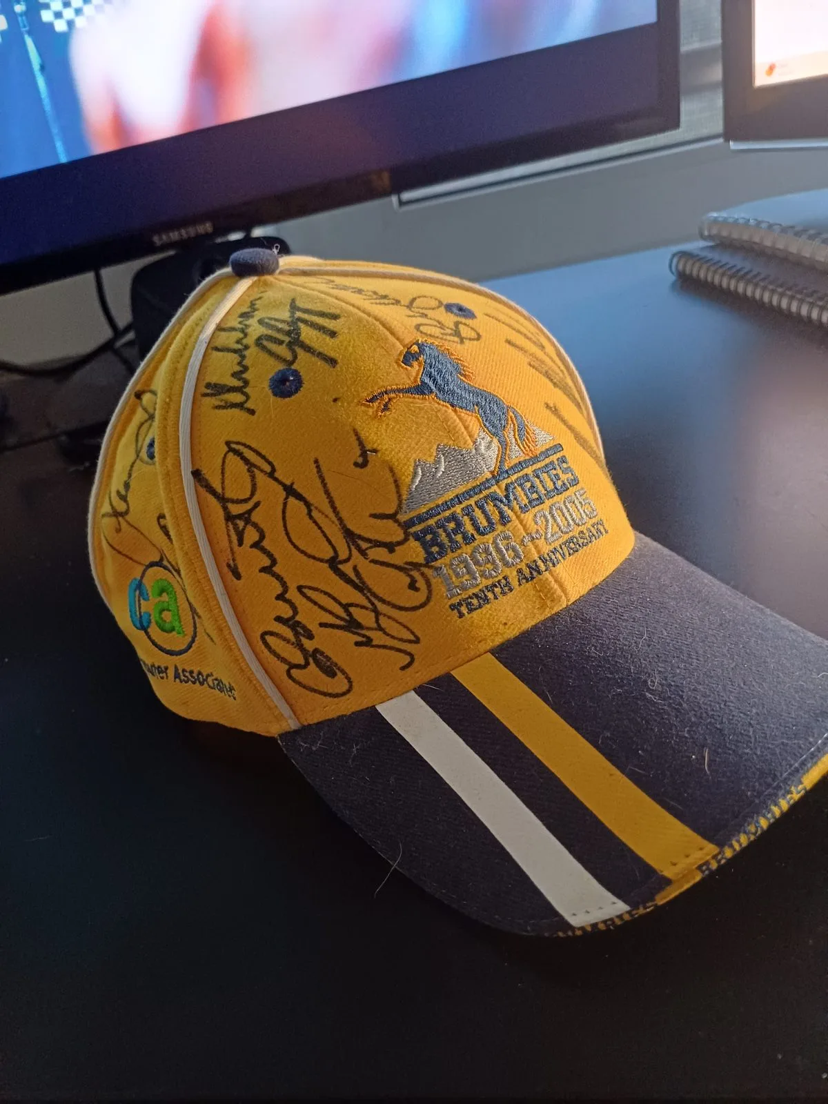 Brumbies 10th Anniversary Cap. Hand Signed — photo 5