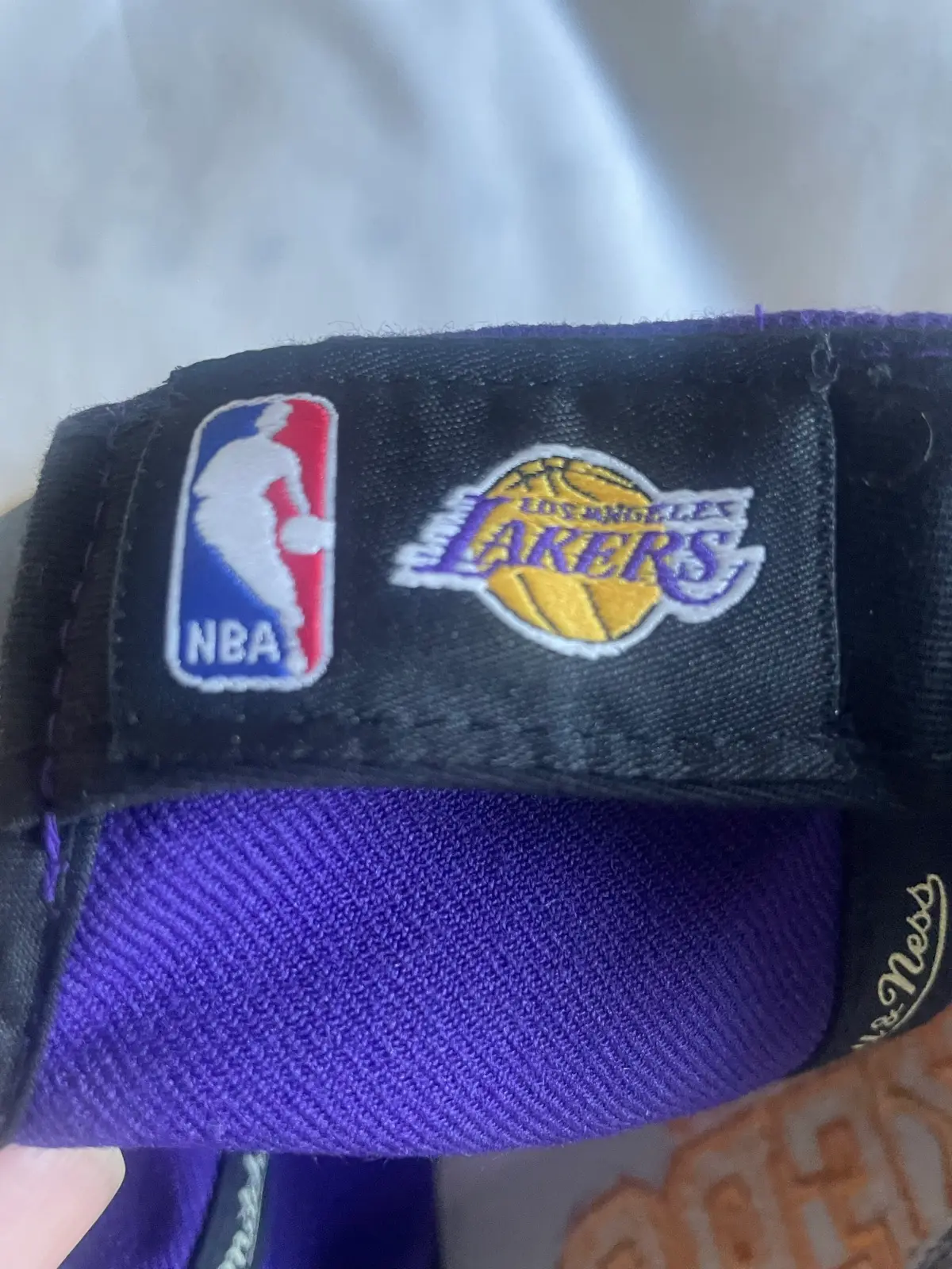 L.A. Lakers SnapBack cap, Mitchell & Ness, new with tags – photo 7