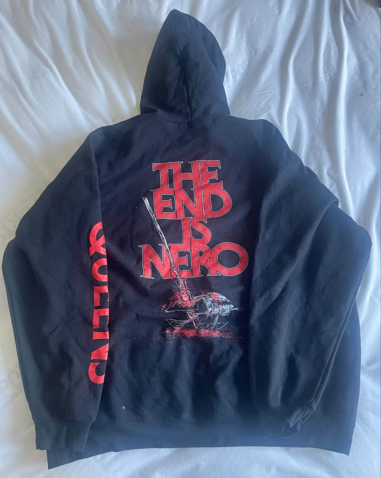 Queens of the Stone Age - The End is Nero hoodie, size 2XL – photo 3