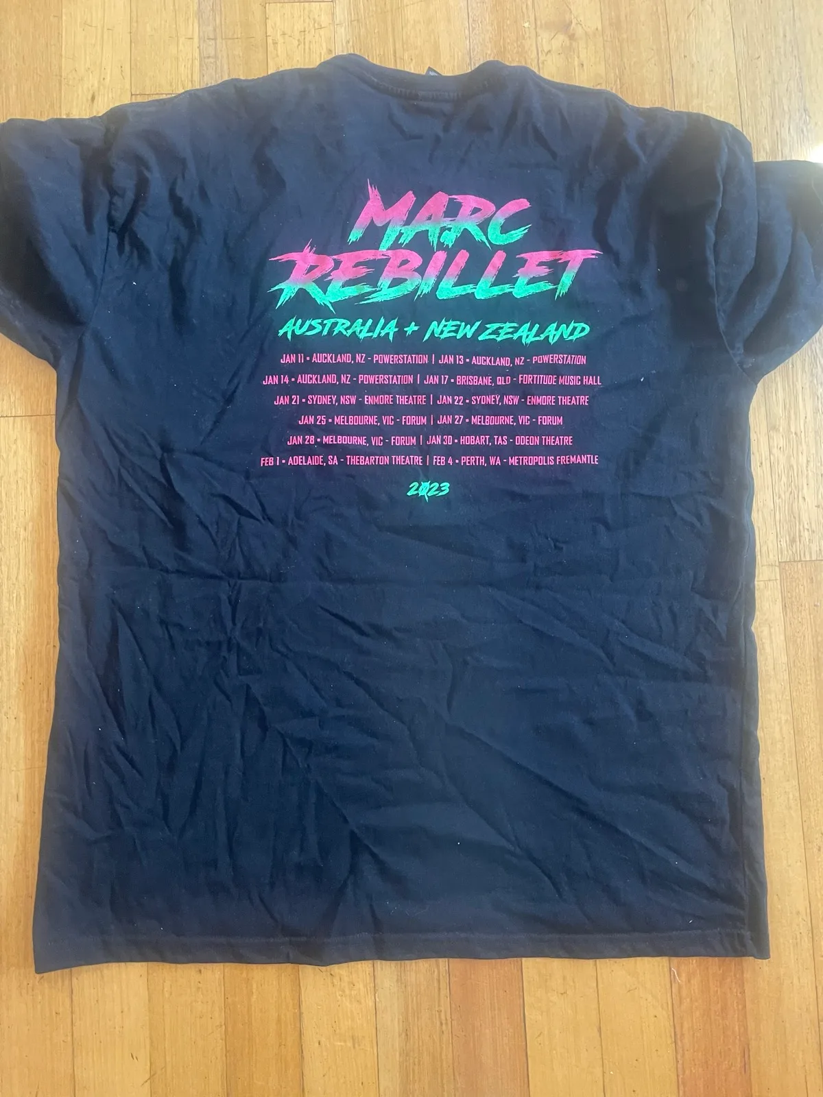 Marc Rebillet Official Tour Tshirt Size 3XL — photo 2