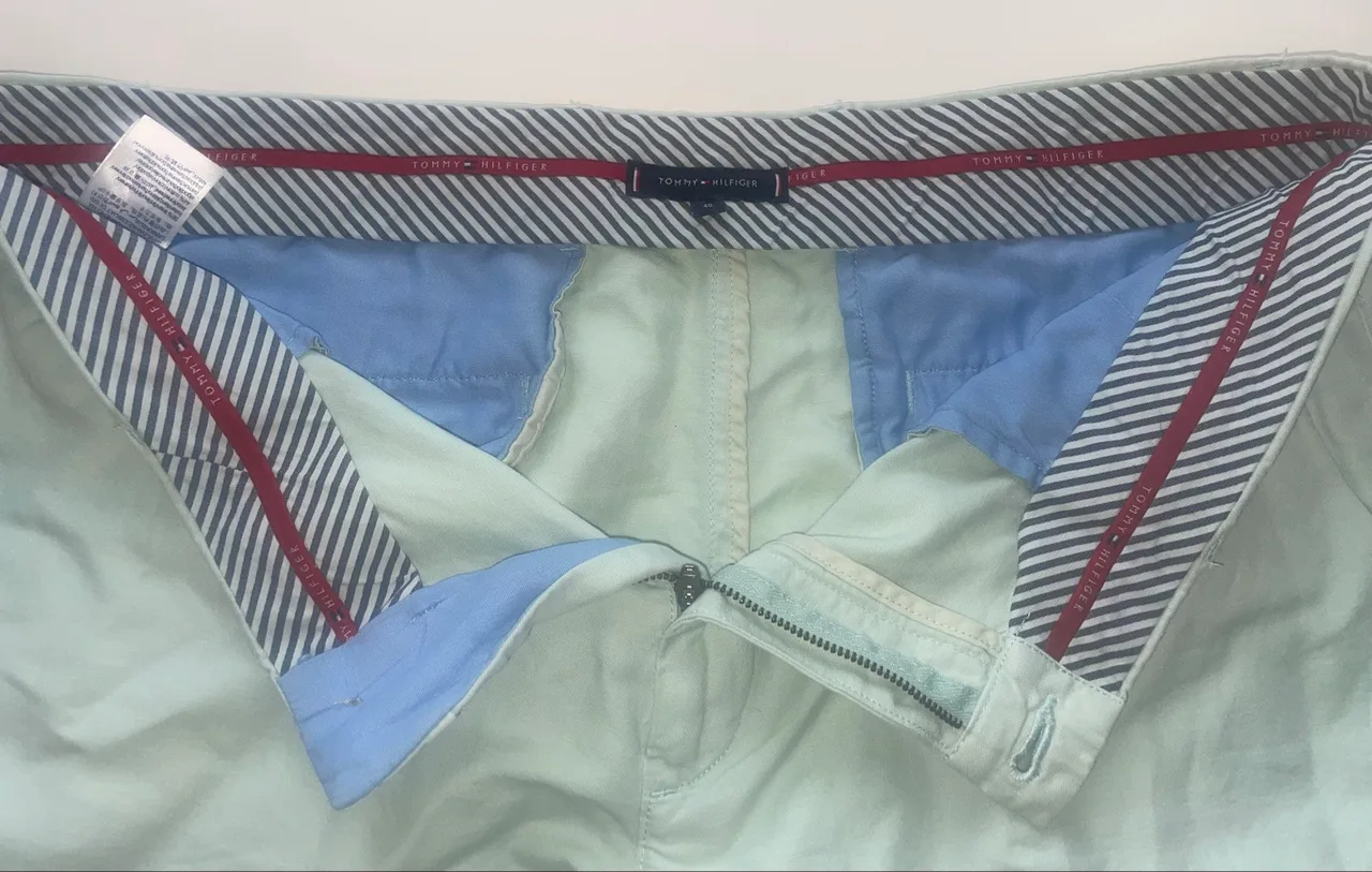 Tommy Hilfiger shorts, mint green, size W40” – photo 4