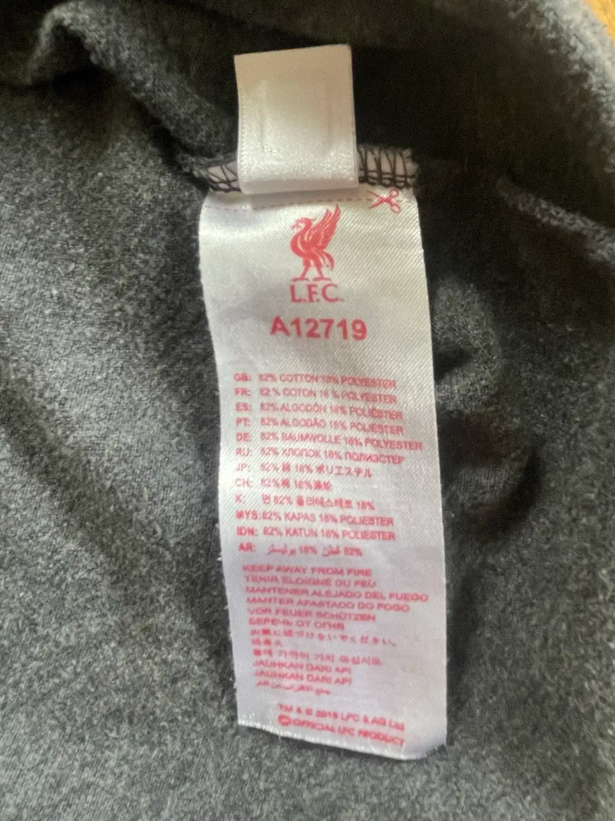 Liverpool FC grey polo shirt, size L – photo 7