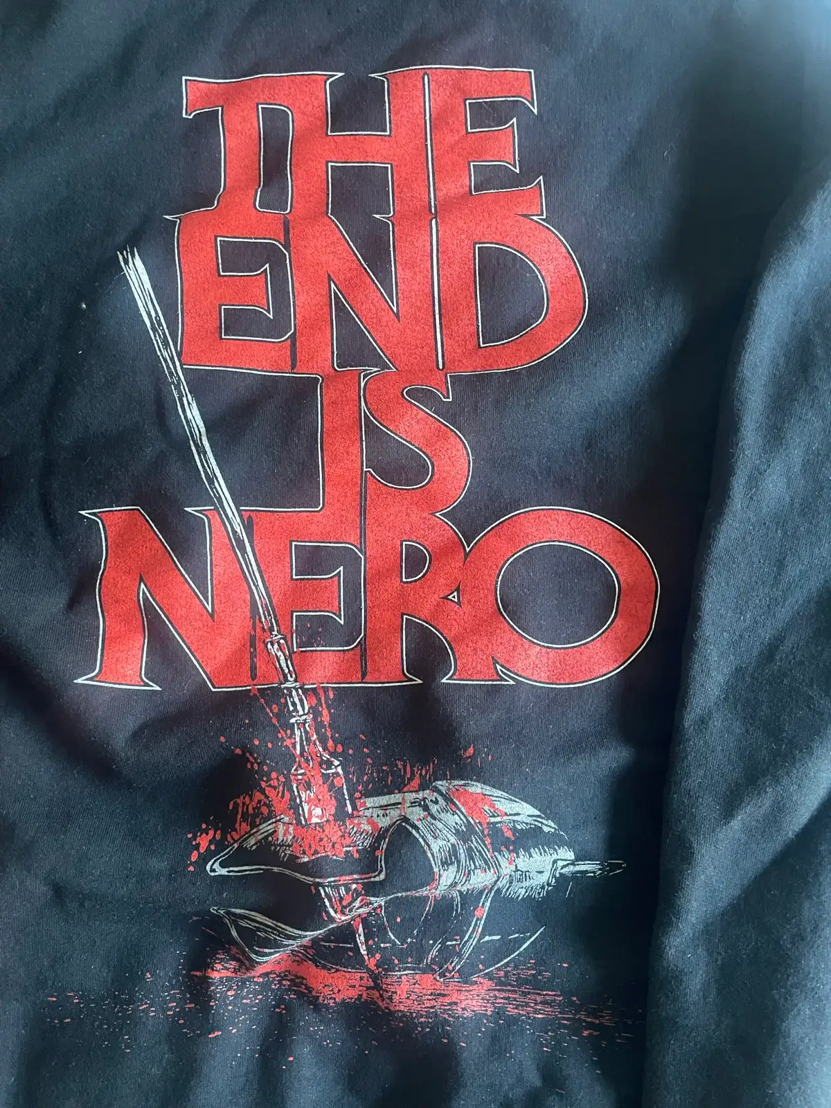 Queens of the Stone Age - The End is Nero hoodie, size 2XL – photo 4