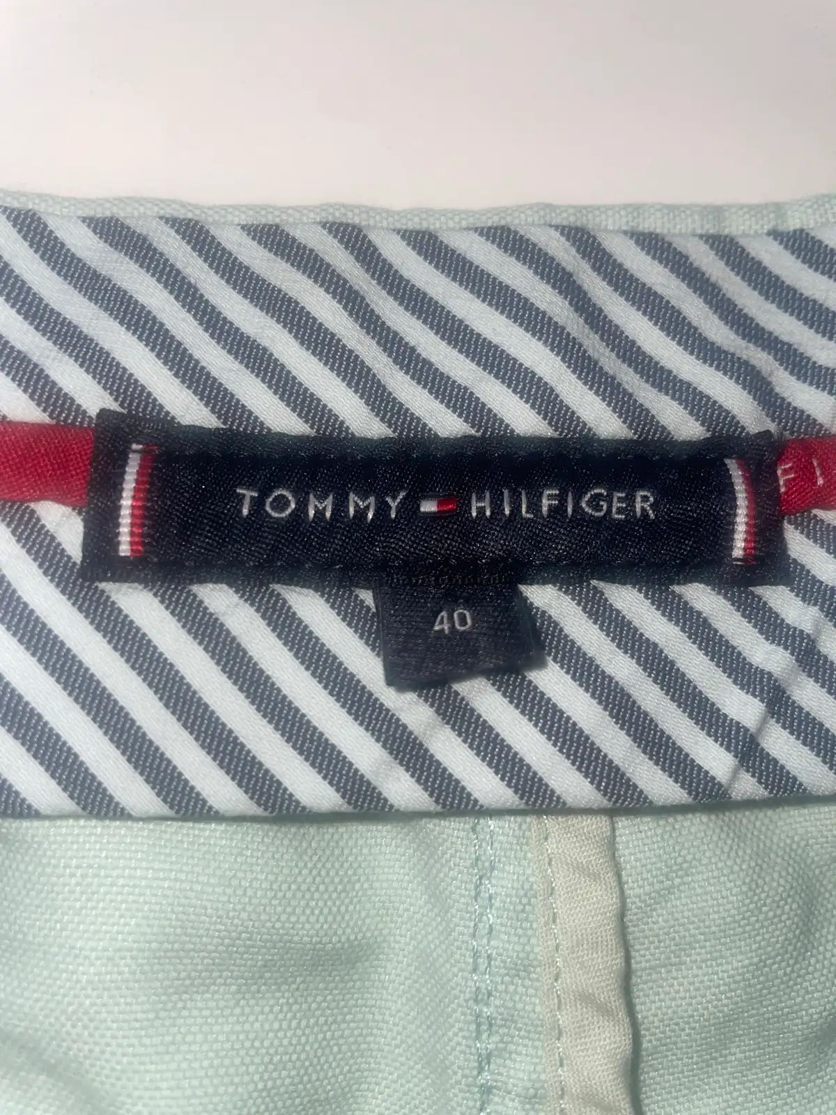Tommy Hilfiger shorts, mint green, size W40” – photo 3