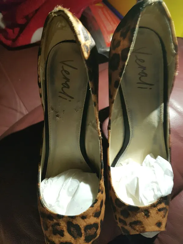 Leppard Printed Heels