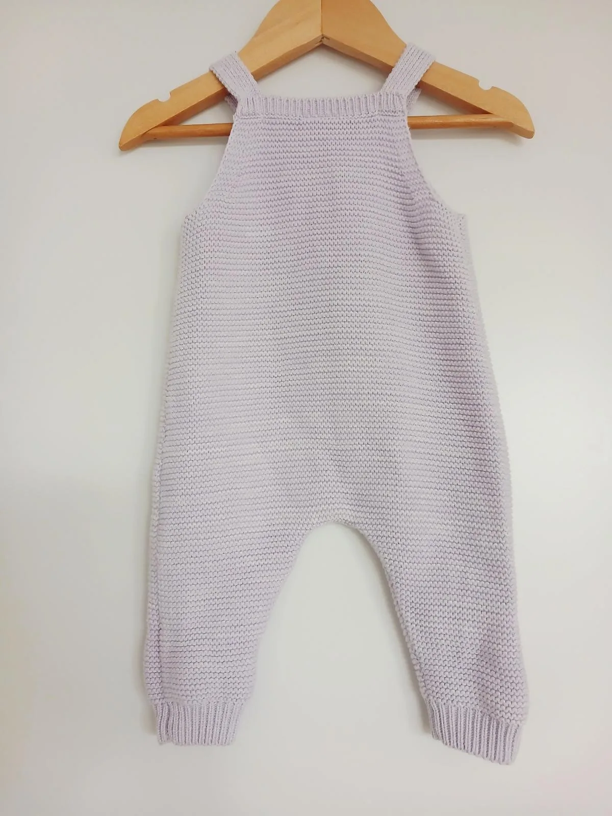 Seed Heritage lilac knitted overalls baby size 000 — photo 2