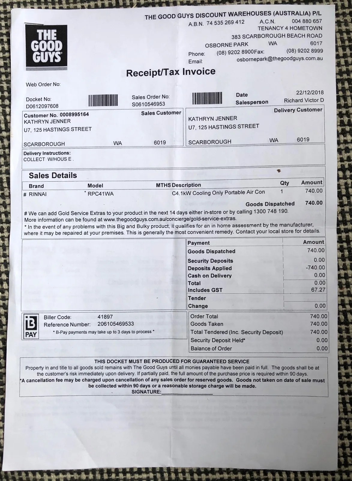 Portable air conditioner — photo 3