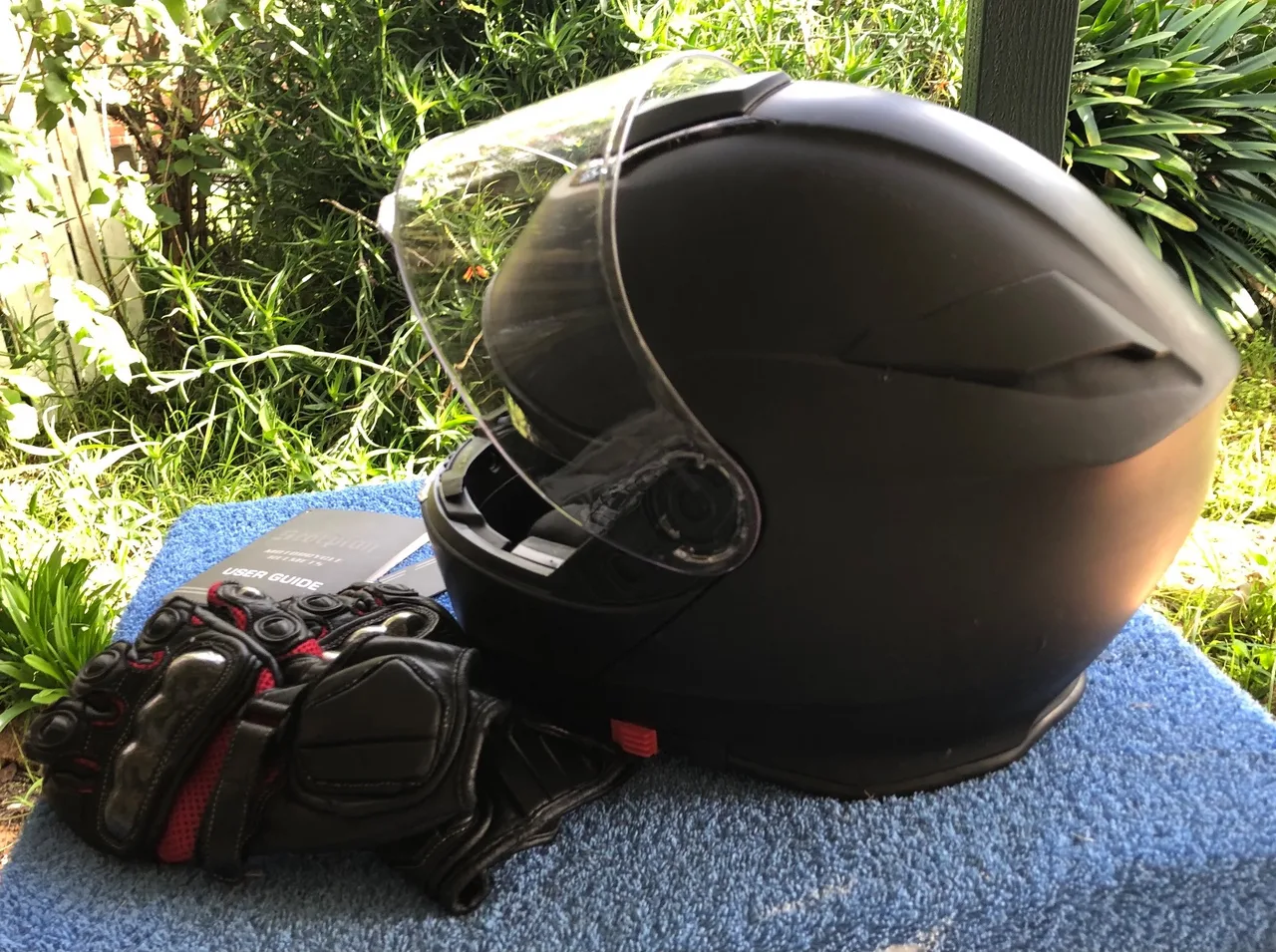 Scorpion motor cycle Helmut. With tags. — photo 2