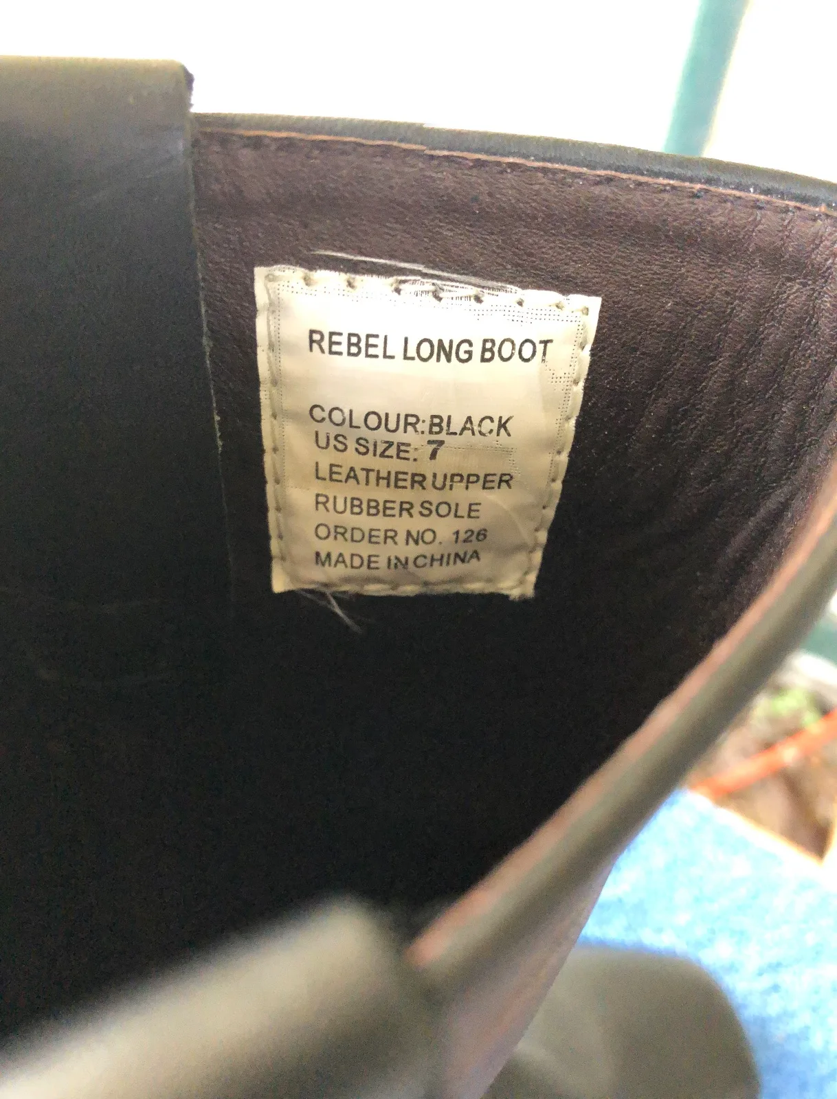 Motor cycle boots Rebel size 7 — photo 3