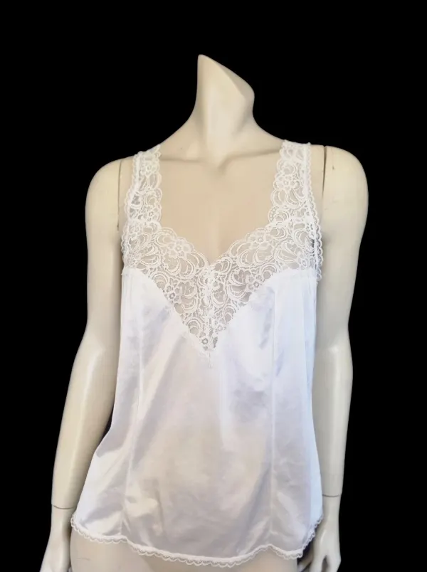 White Lacy Camisole - Large