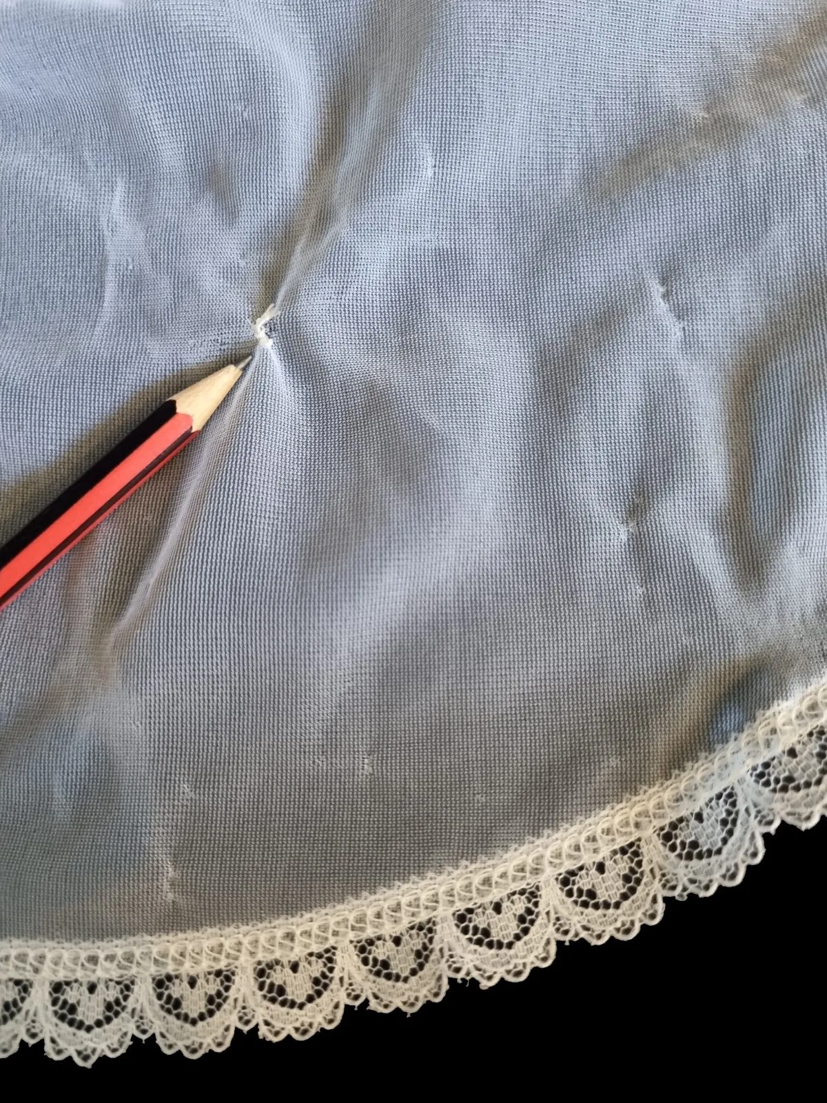Sheer White Mini Robe With Lacy Flutter Sleeves by Delicates - M — photo 6