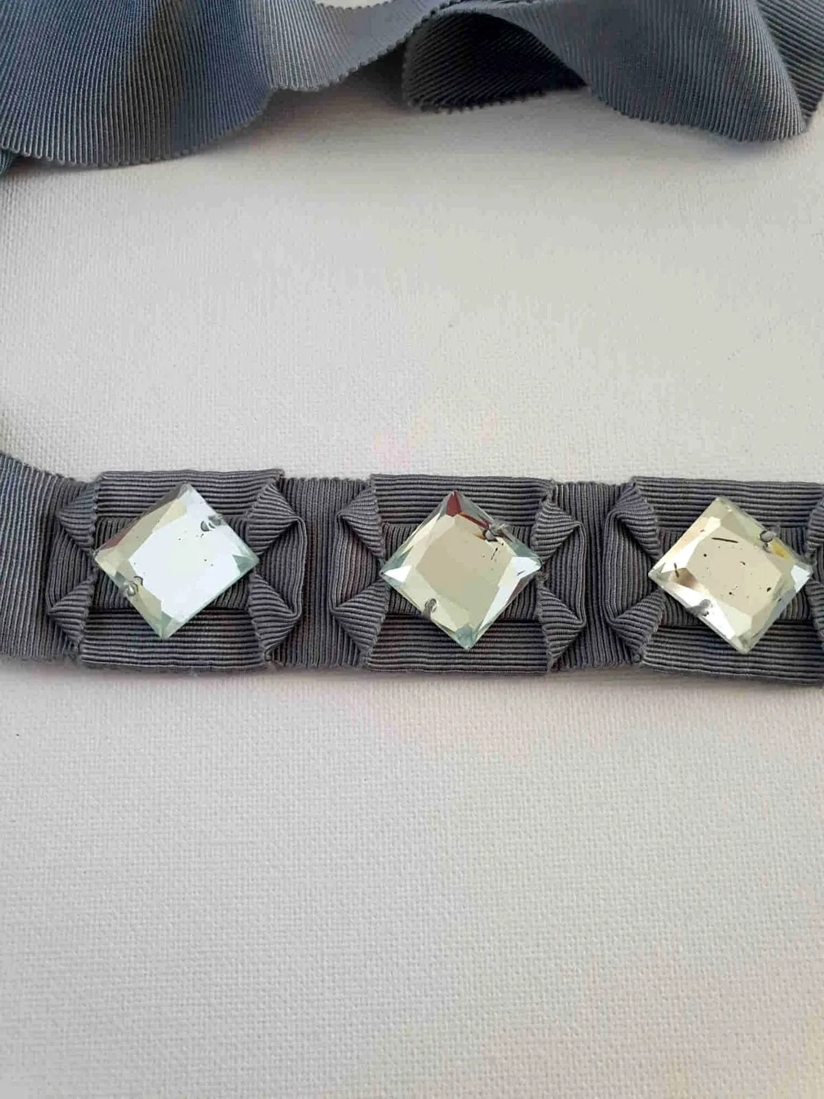 Grey Rhinestone Tie Belt by J. Crew — photo 2
