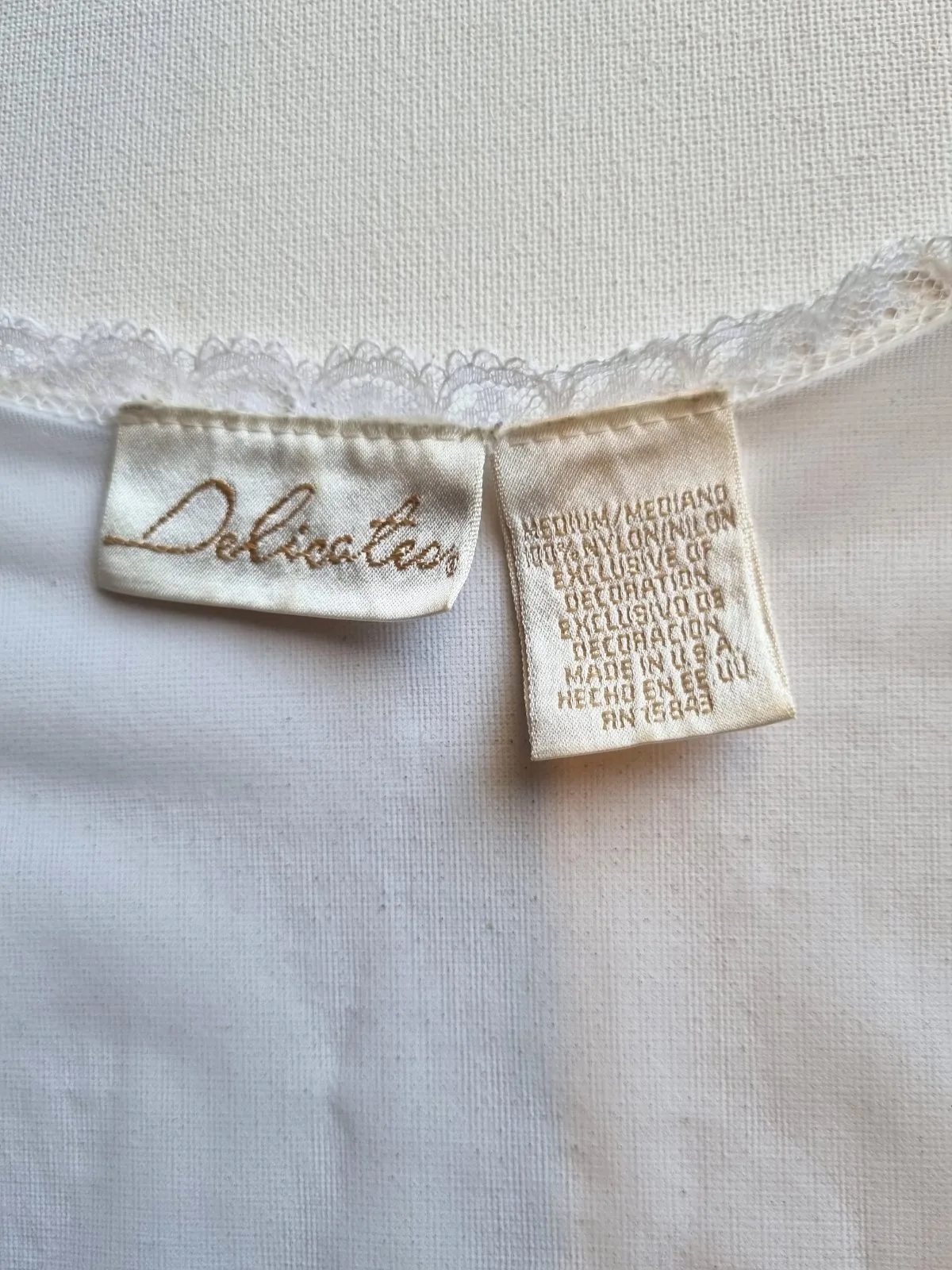 Sheer White Mini Robe With Lacy Flutter Sleeves by Delicates - M — photo 5