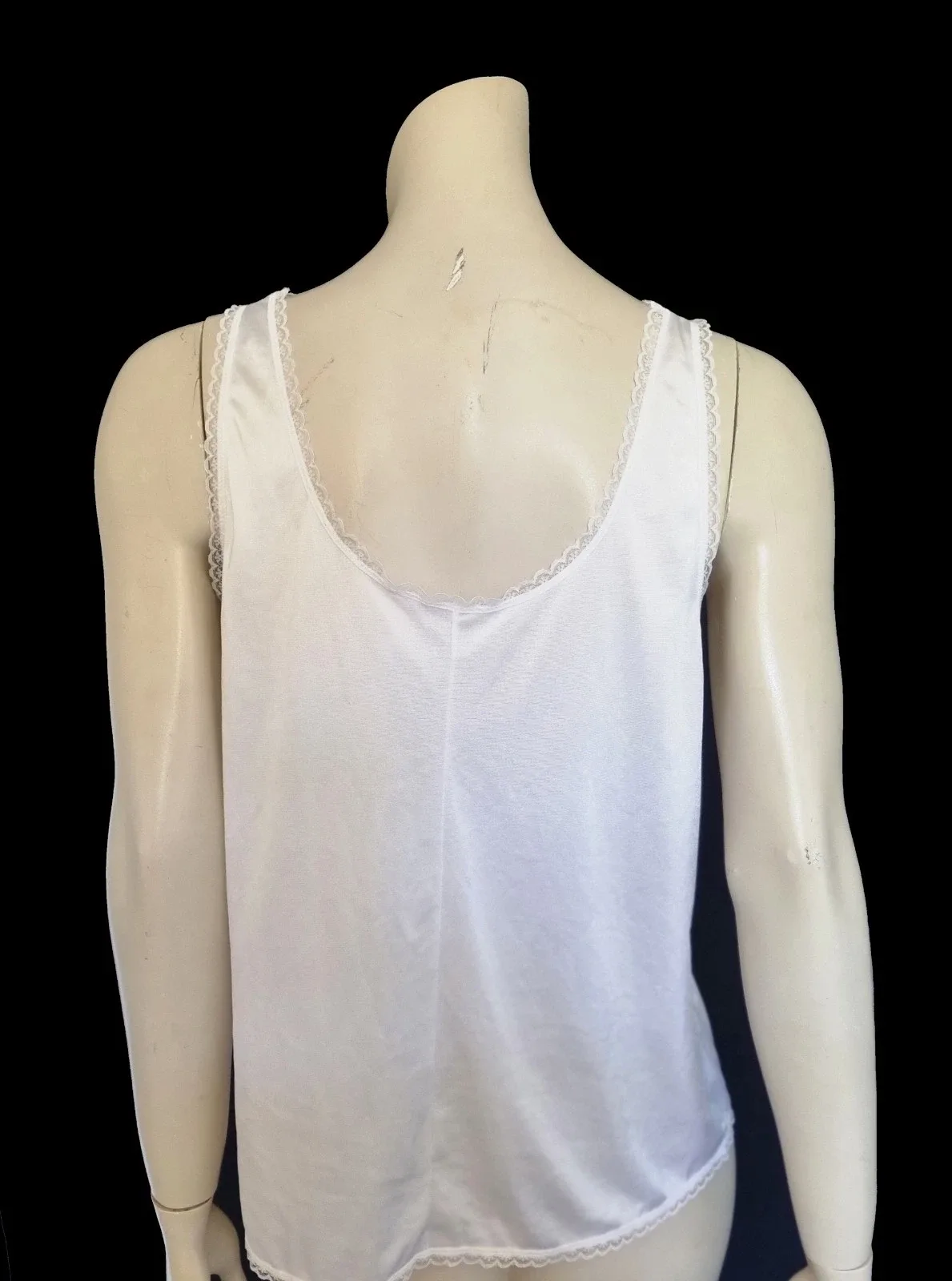 White Lacy Camisole - Large — photo 5
