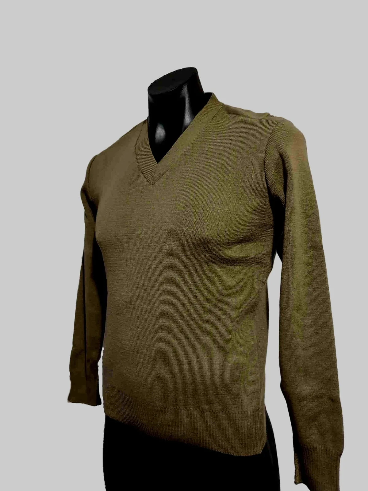 1980s Woollen Army Jumper - New Old Stock - Extra Small – photo 3
