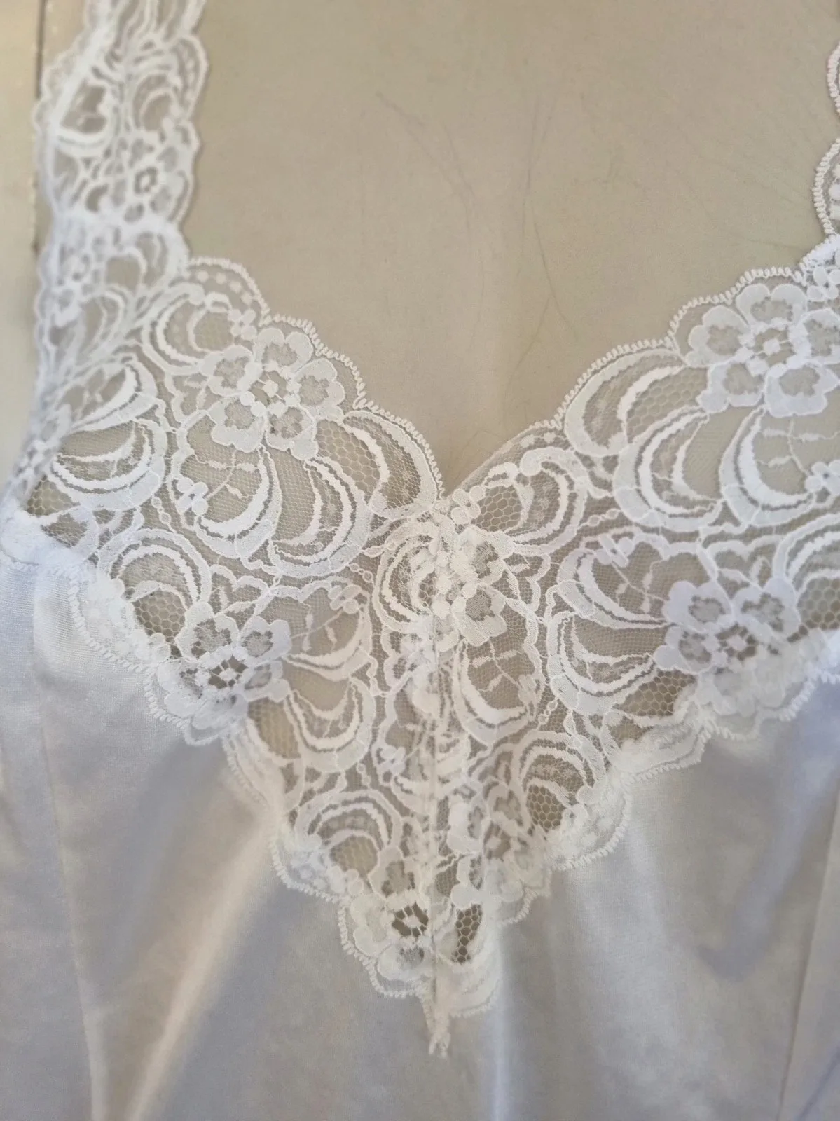 White Lacy Camisole - Large — photo 4
