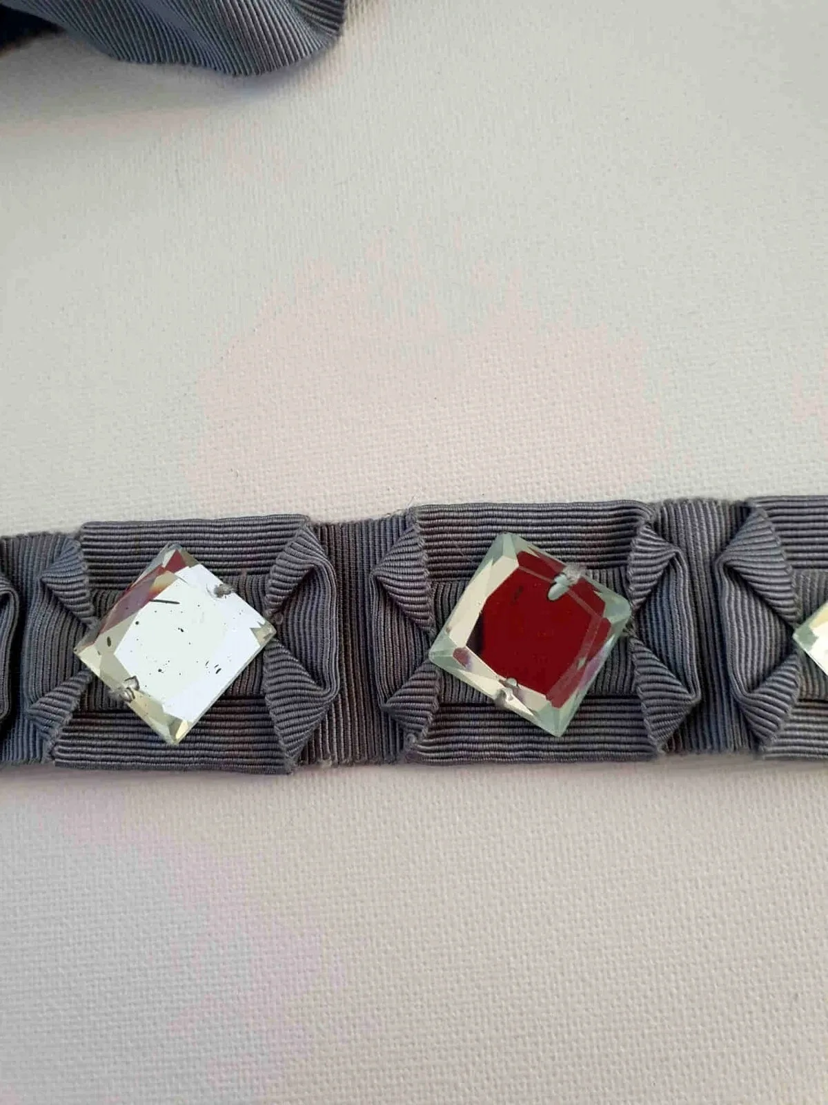 Grey Rhinestone Tie Belt by J. Crew — photo 4