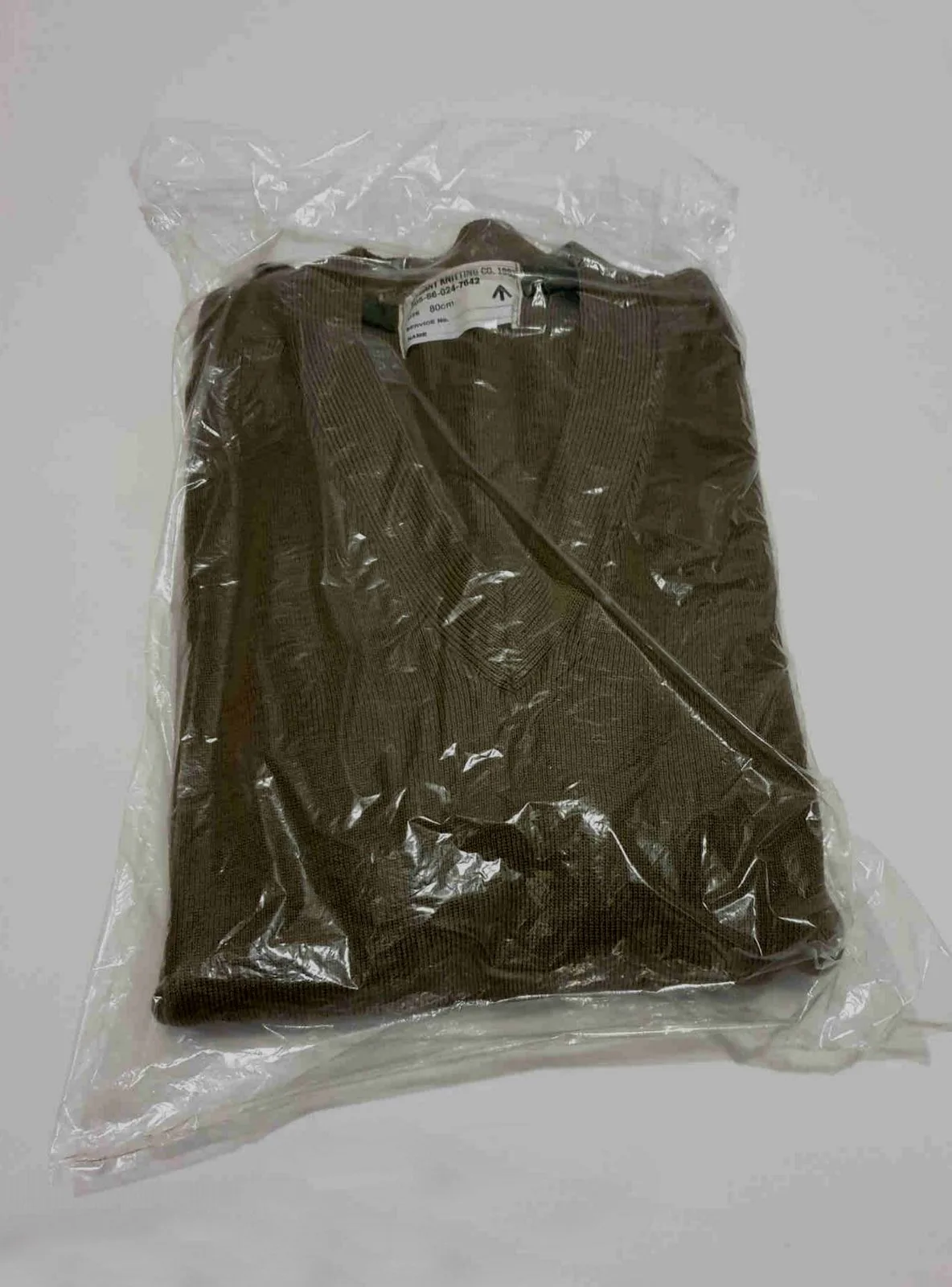 1980s Woollen Army Jumper - New Old Stock - Extra Small – photo 5