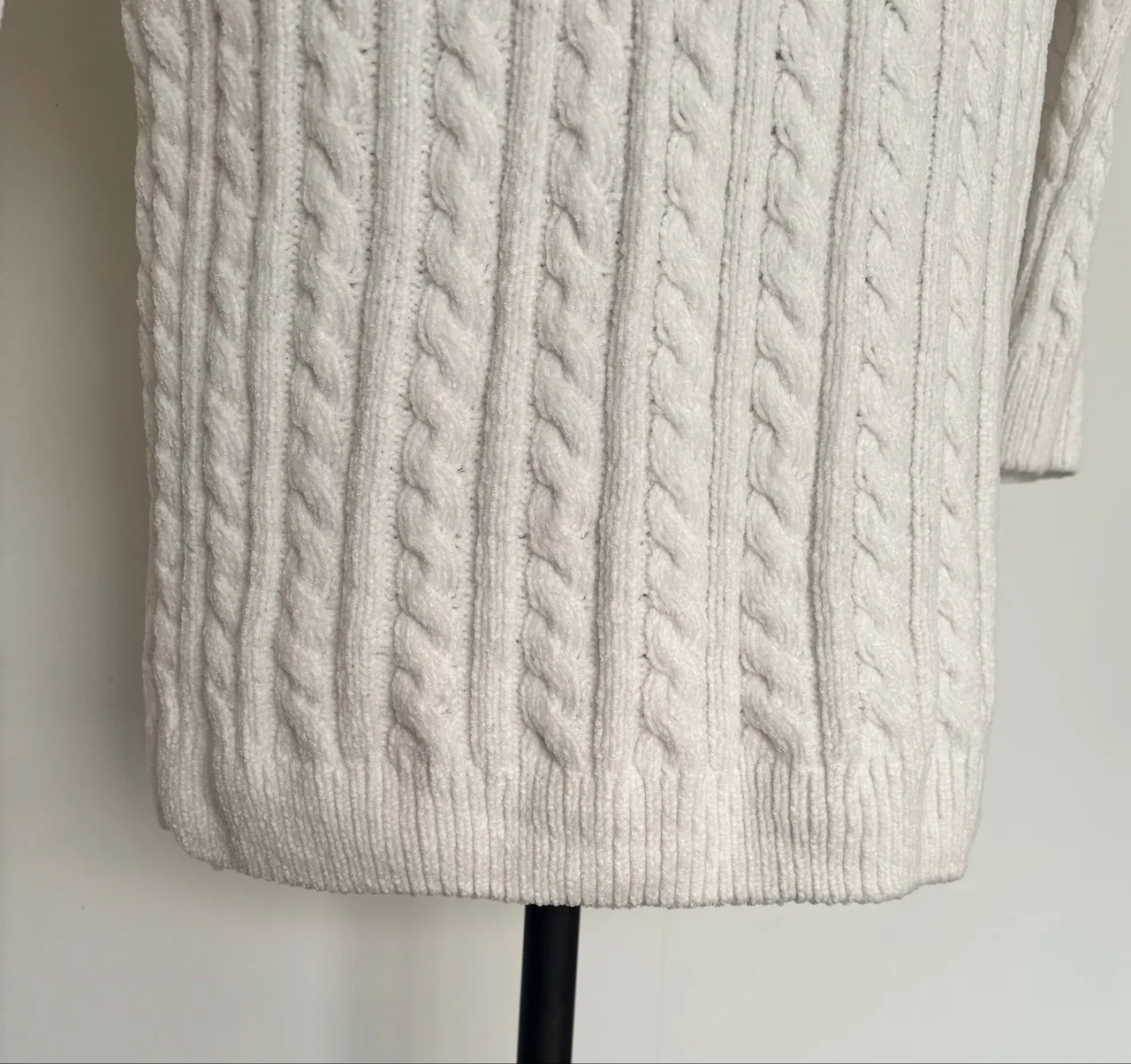 Minx & Moss Cream Cable Knit Dress – photo 6