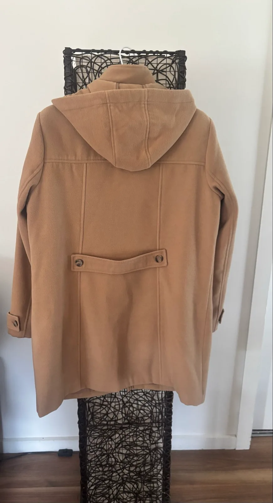 Classic Camel Duffle Coat — photo 5