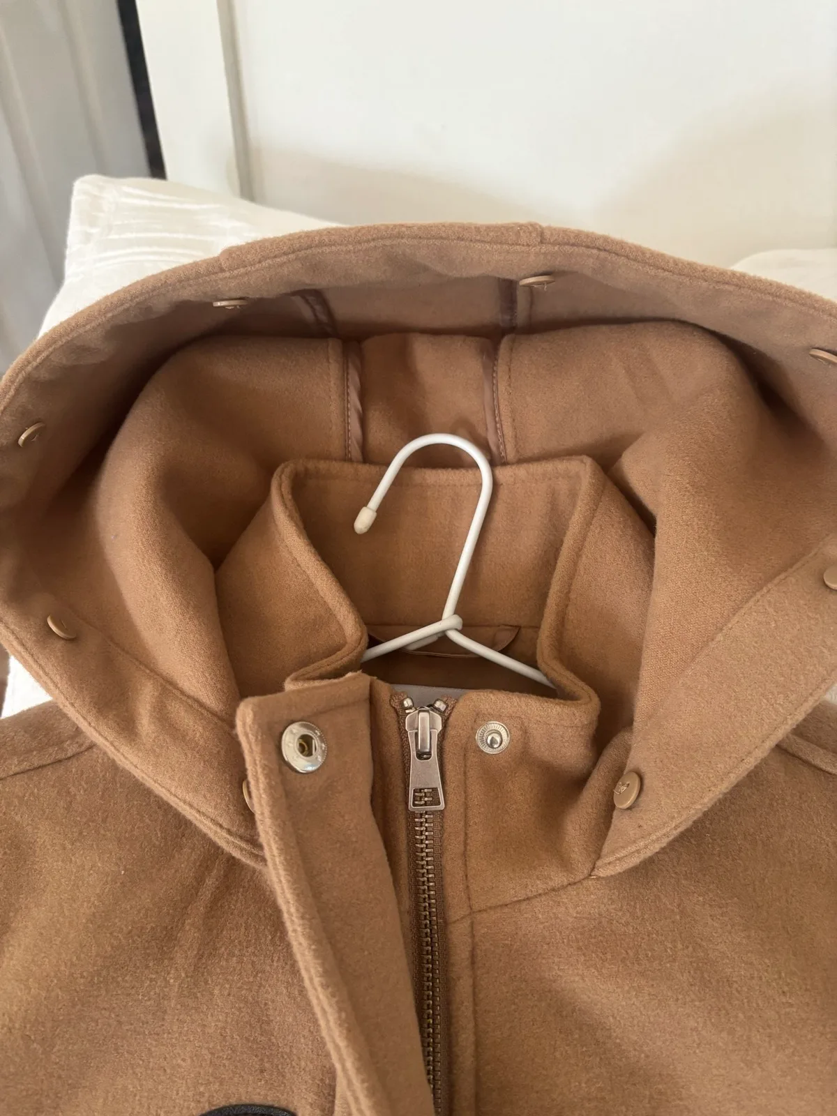 Classic Camel Duffle Coat — photo 3