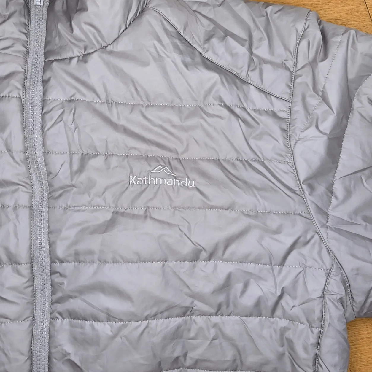 Kathmandu Insulite Puffer Jacket XXL Silver Grey Lightweight Quilted – photo 2