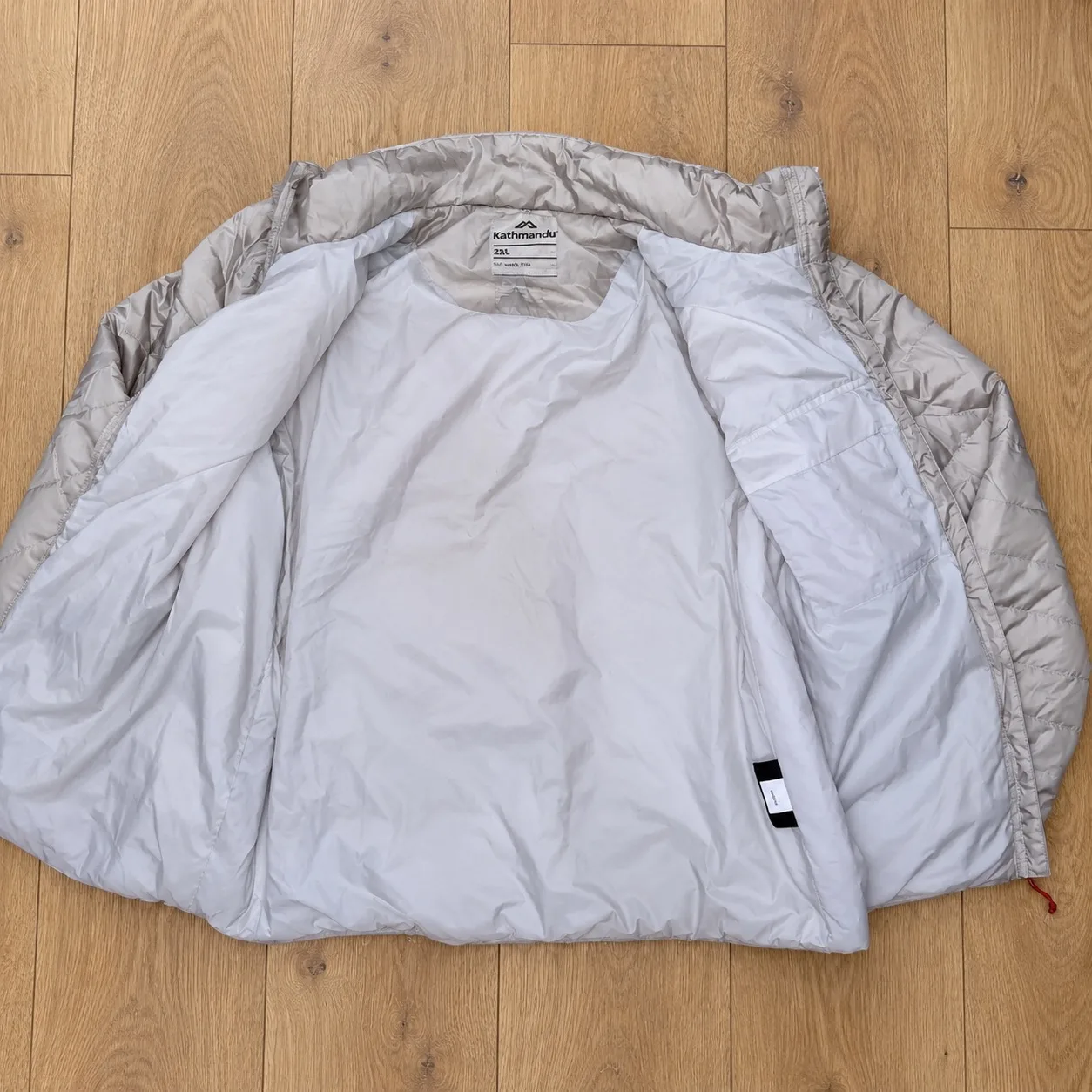 Kathmandu Insulite Puffer Jacket XXL Silver Grey Lightweight Quilted – photo 5