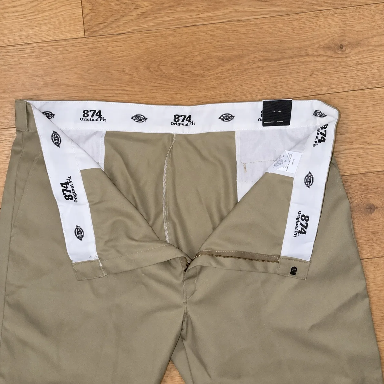 Dickies 874 Original Fit Khaki Work Pants Mens W46 L30 – photo 2