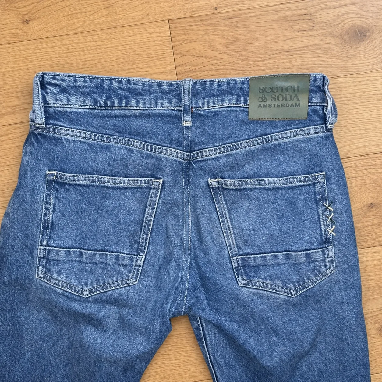 Scotch & Soda Ralston Slim Fit Jeans Mens W30 L32 Blue Wash Button Fly – photo 7