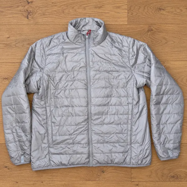 Kathmandu Insulite Puffer Jacket XXL Silver Grey Lightweight Quilted