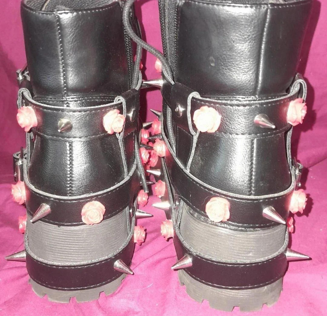 Yru Bondage Rose platform sneakers – photo 4