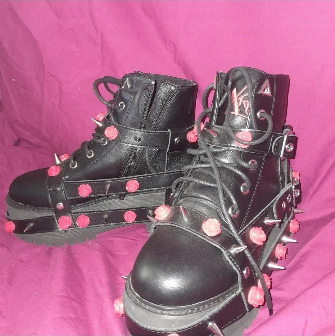 Yru Bondage Rose platform sneakers – photo 2