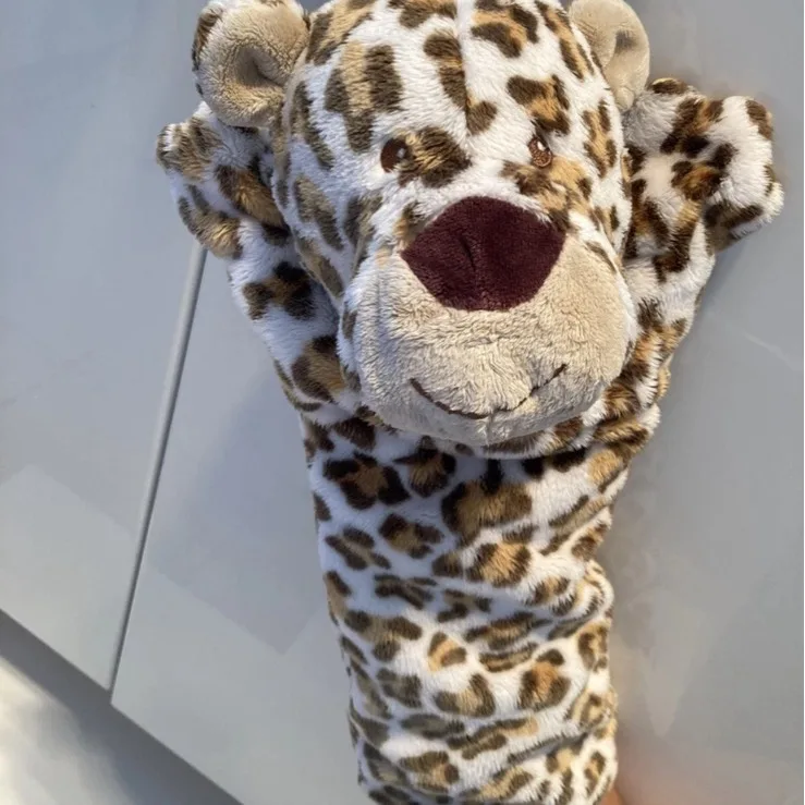 Hand Puppet Soft Toy Cheetah. Plush. EUC — photo 2