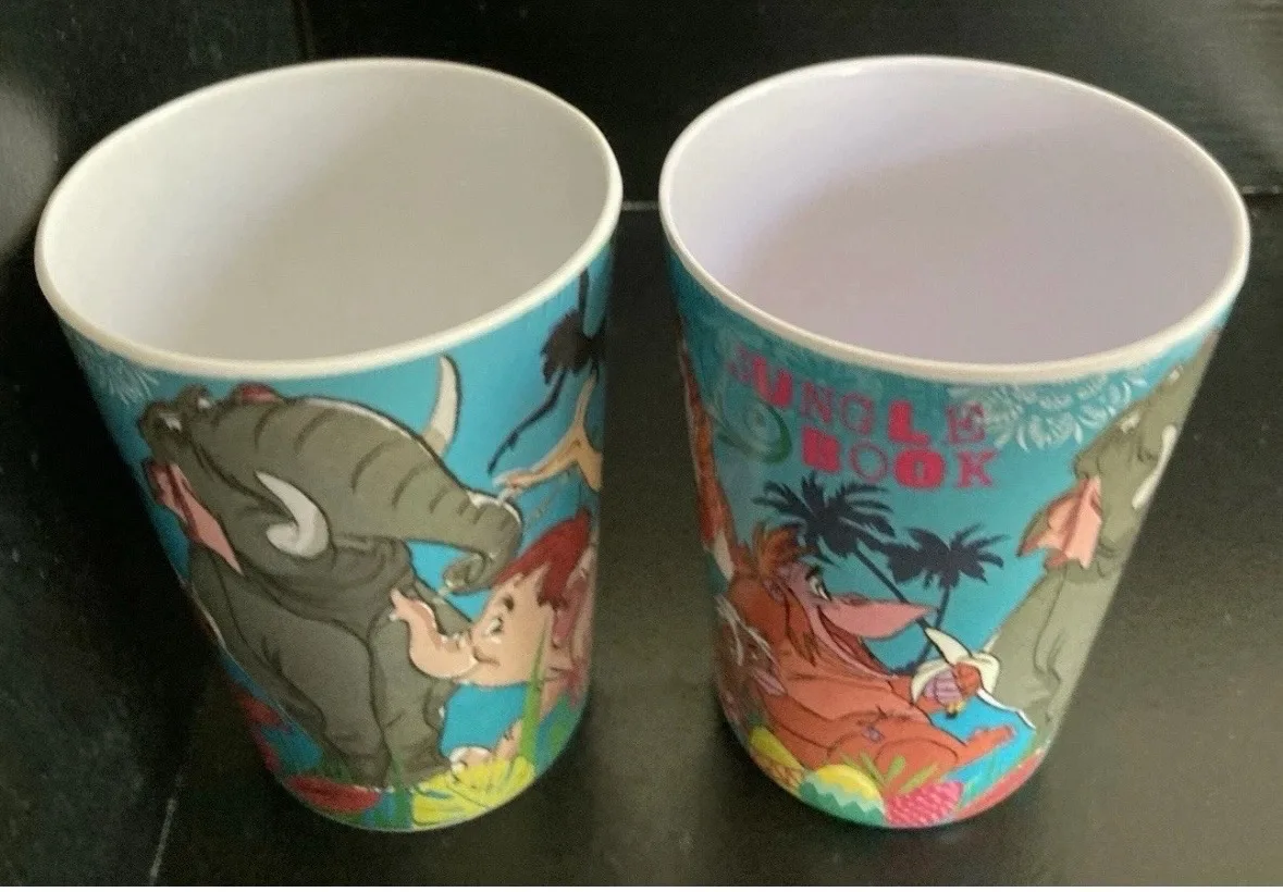Vintage Disney's Jungle Book Melamine Tumbler Cup - Melamine Wares ~ Set Of 2 — photo 3