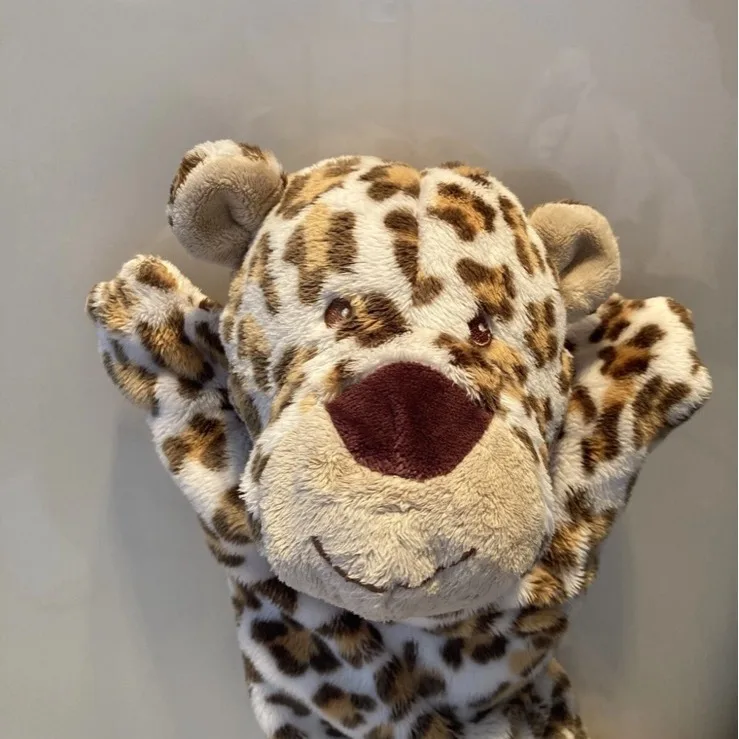Hand Puppet Soft Toy Cheetah. Plush. EUC — photo 3