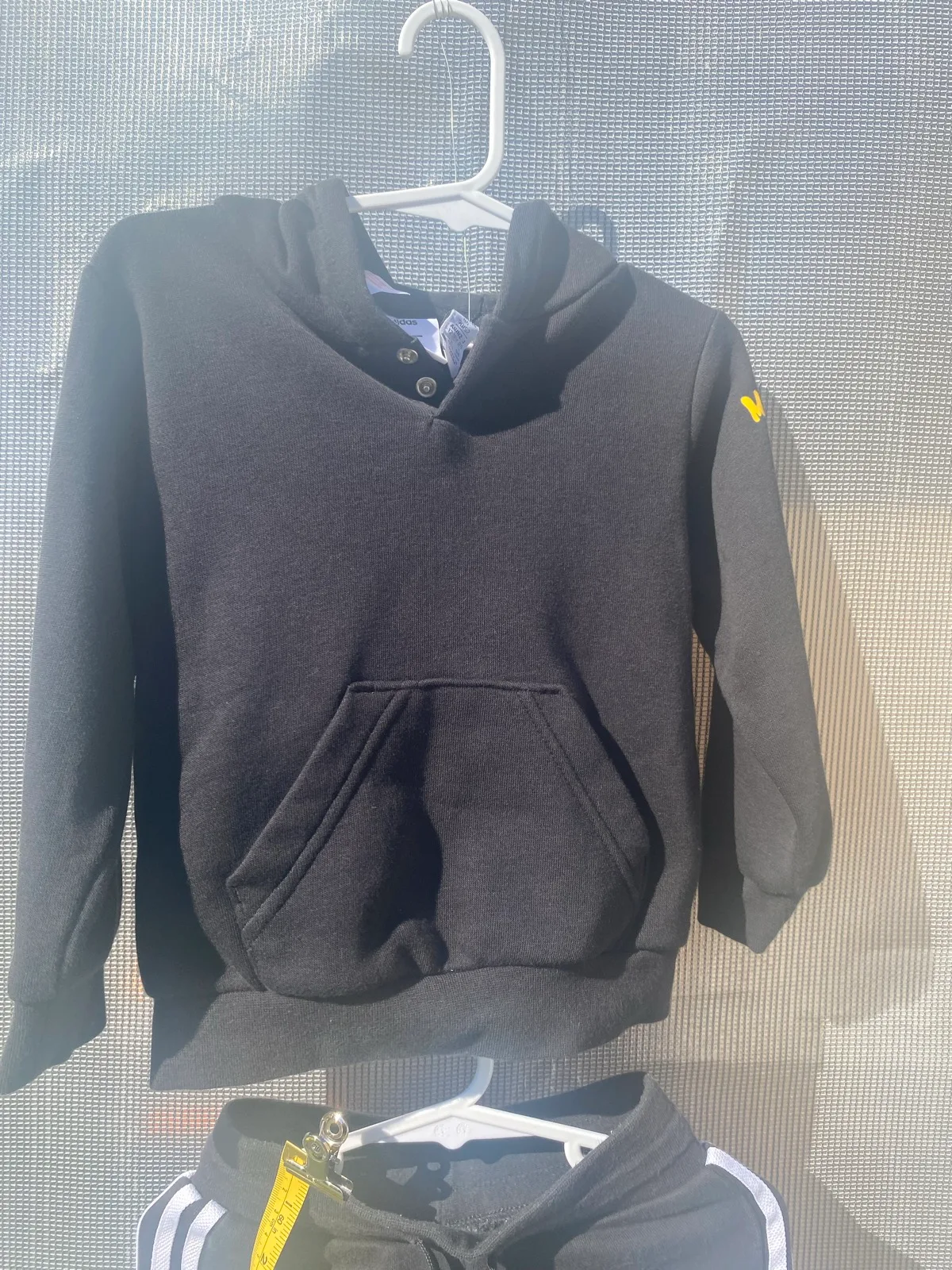 Adidas black tracksuit size 12-18 months — photo 11
